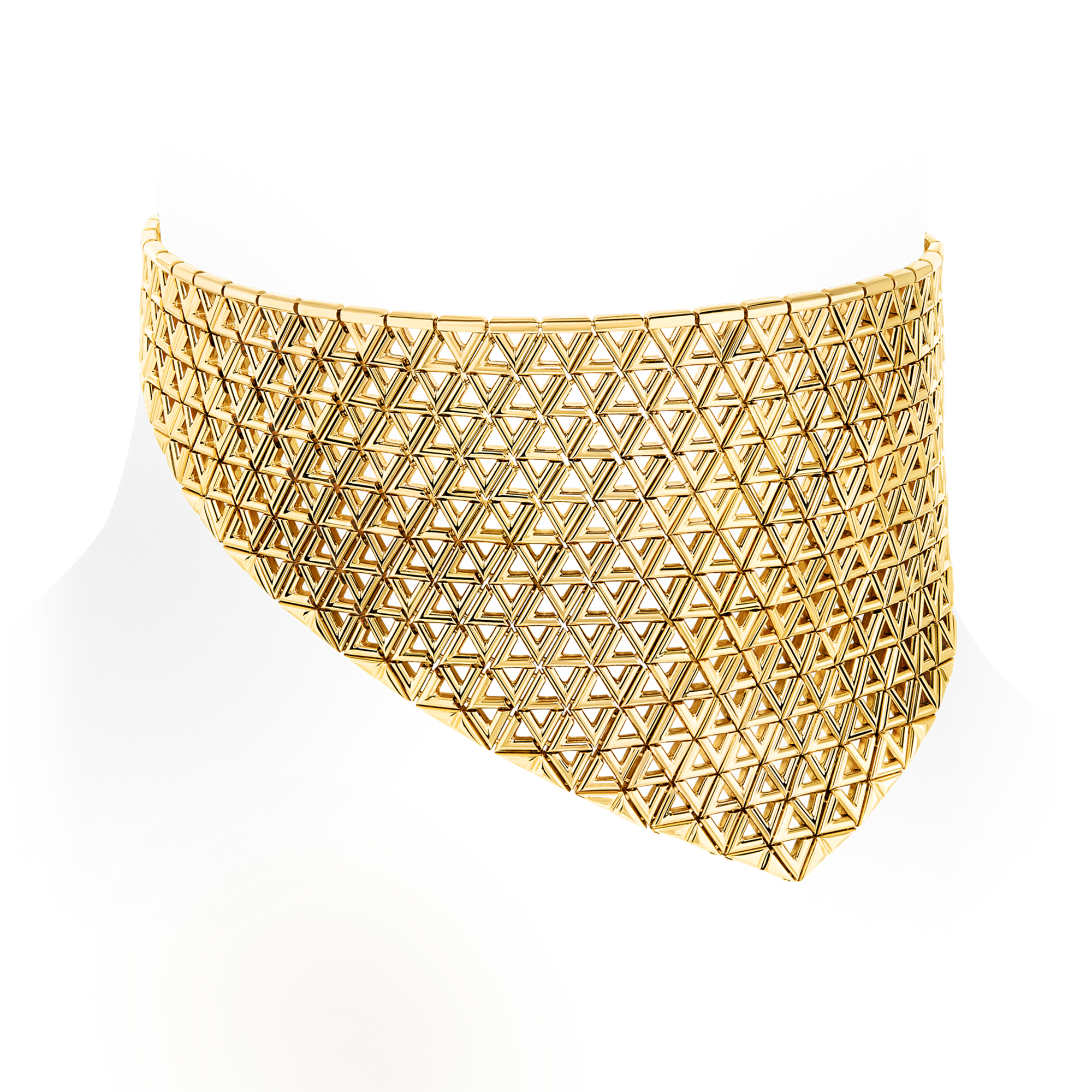 สร้อยคอ LV Volt Mesh, เยลโลว์โกลด์  in จิวเวลรี่