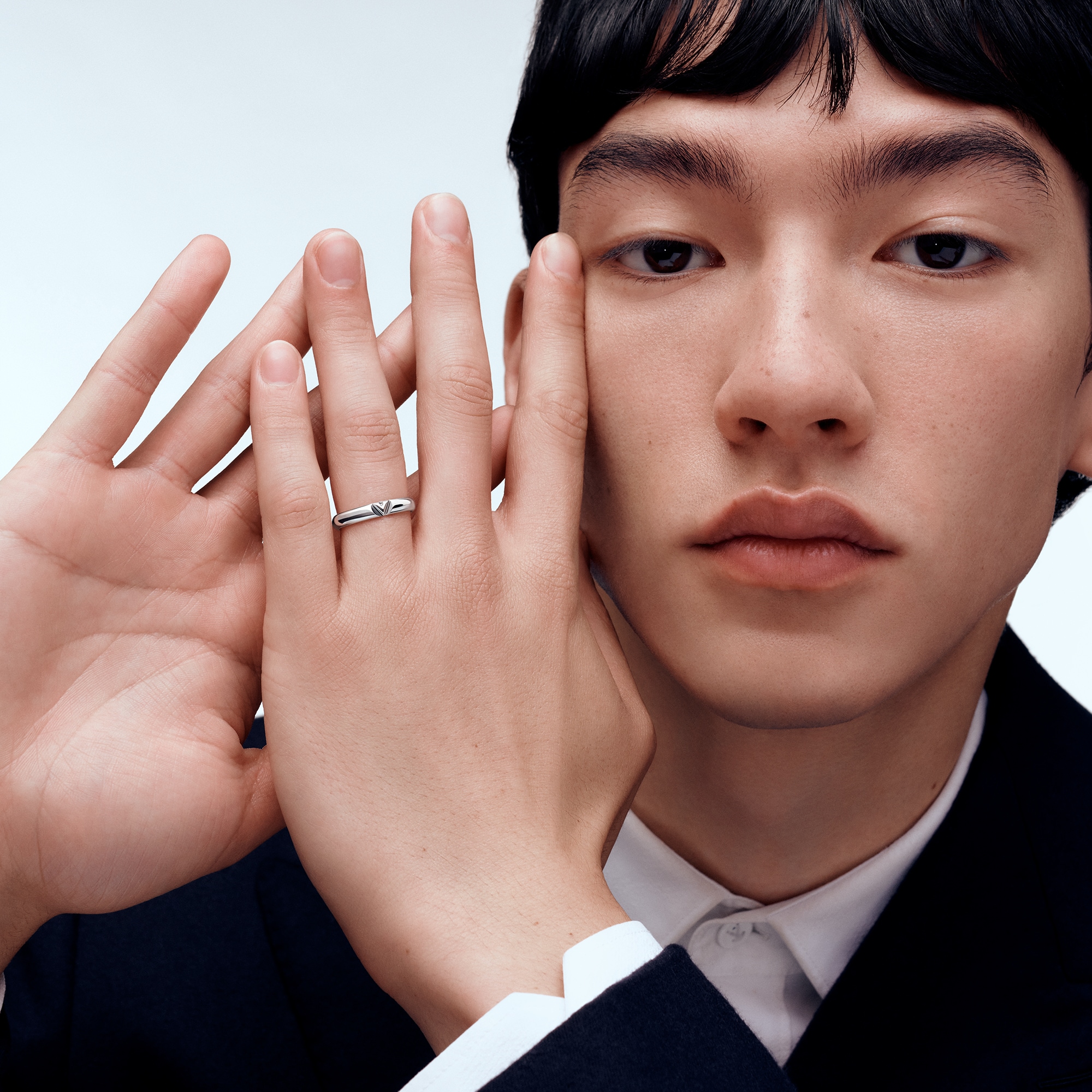แหวนแต่งงาน LV Volt Multi, ไวท์โกลด์  in จิวเวลรี่