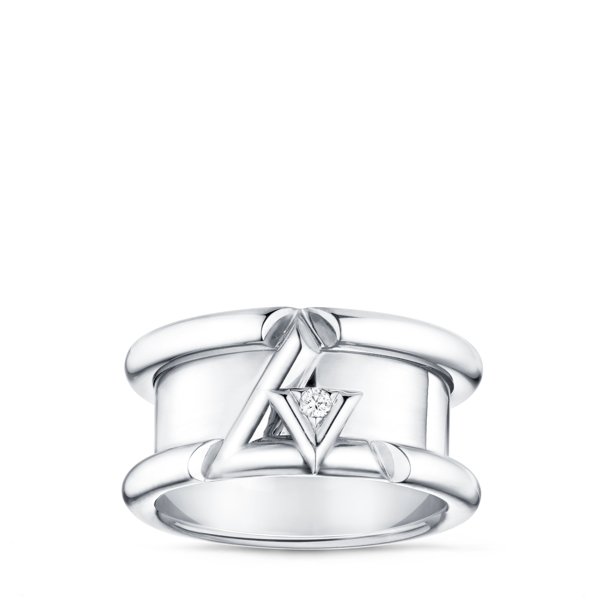 แหวน LV Volt One, ไวท์โกลด์และเพชร  in จิวเวลรี่