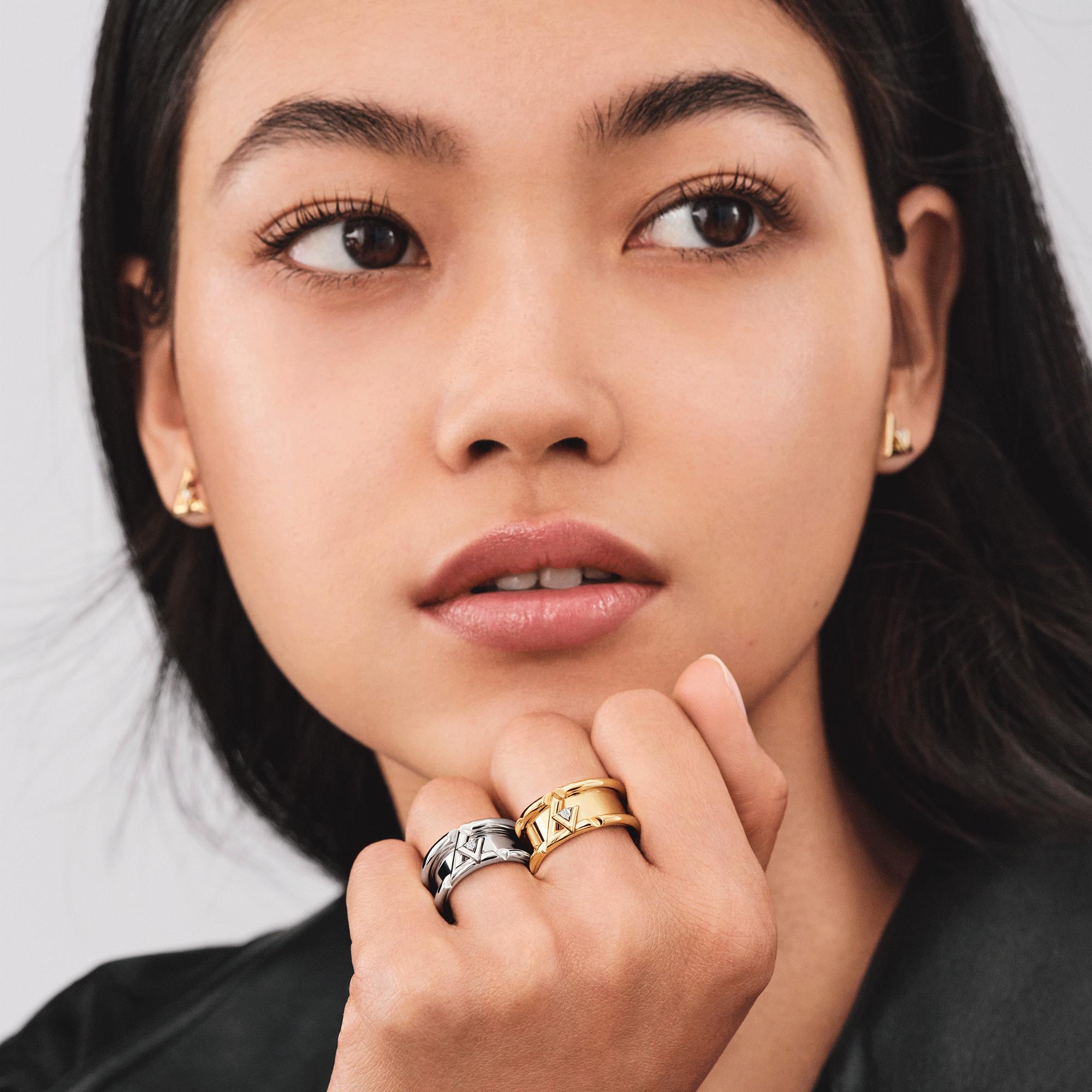 แหวน LV Volt One, ไวท์โกลด์และเพชร  in จิวเวลรี่