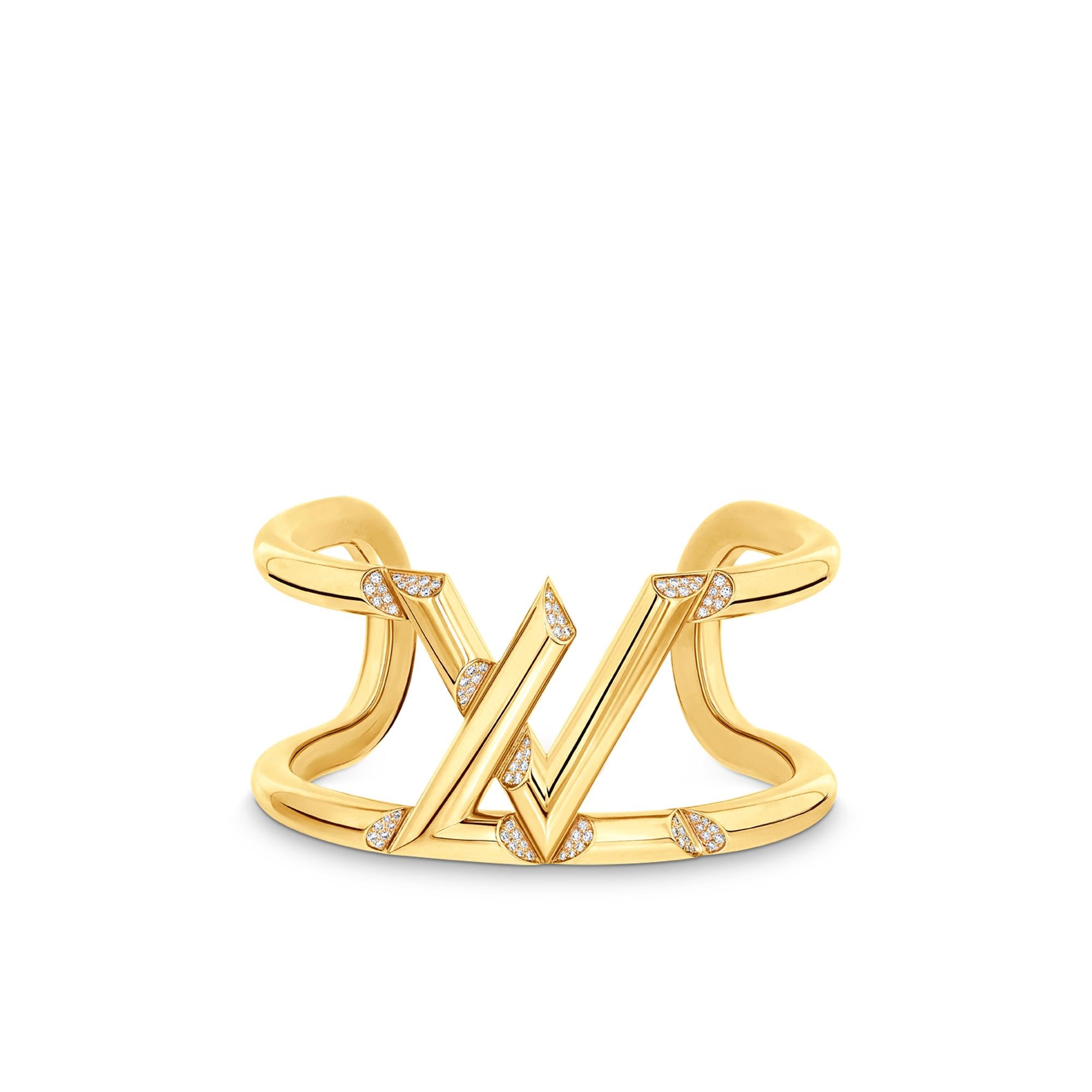 กำไลข้อมือ LV Volt, เยลโลว์โกลด์และเพชร  in จิวเวลรี่