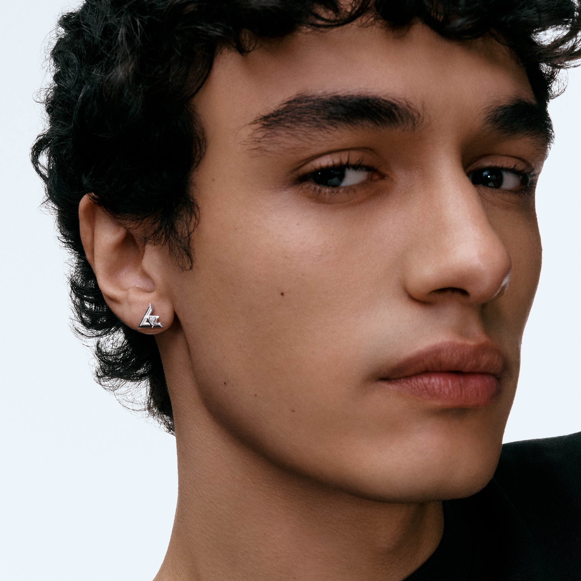 ต่างหูข้างเดียว LV Volt, ไวท์โกลด์และเพชร  in จิวเวลรี่