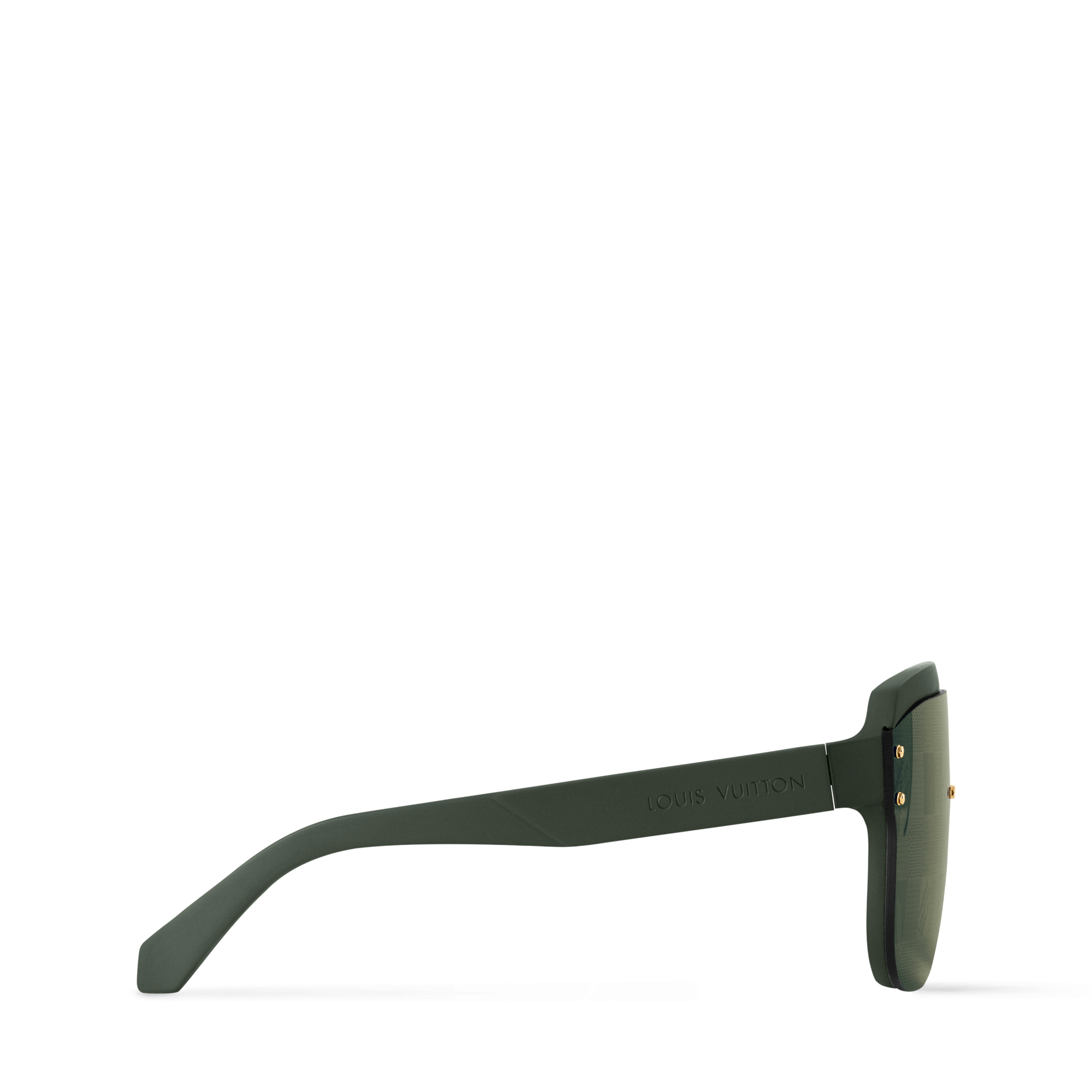 แว่นตากันแดดทรงหน้ากากกรอบกลมรุ่น LV Waimea . in ผู้ชาย