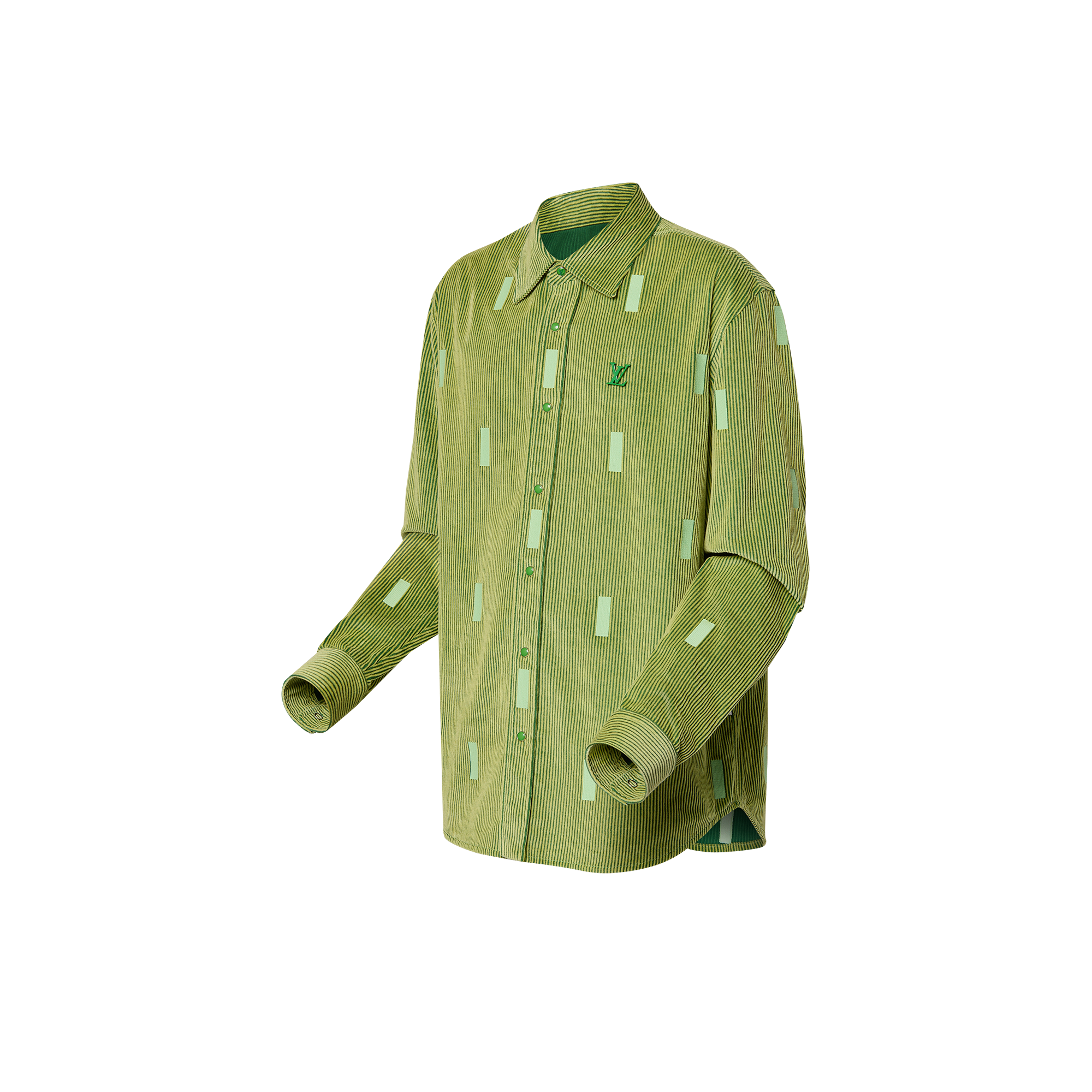 LV X Park Seo-Bo - เสื้อเชิ้ตแขนยาวผ้าลูกฟูก  in ผู้ชาย