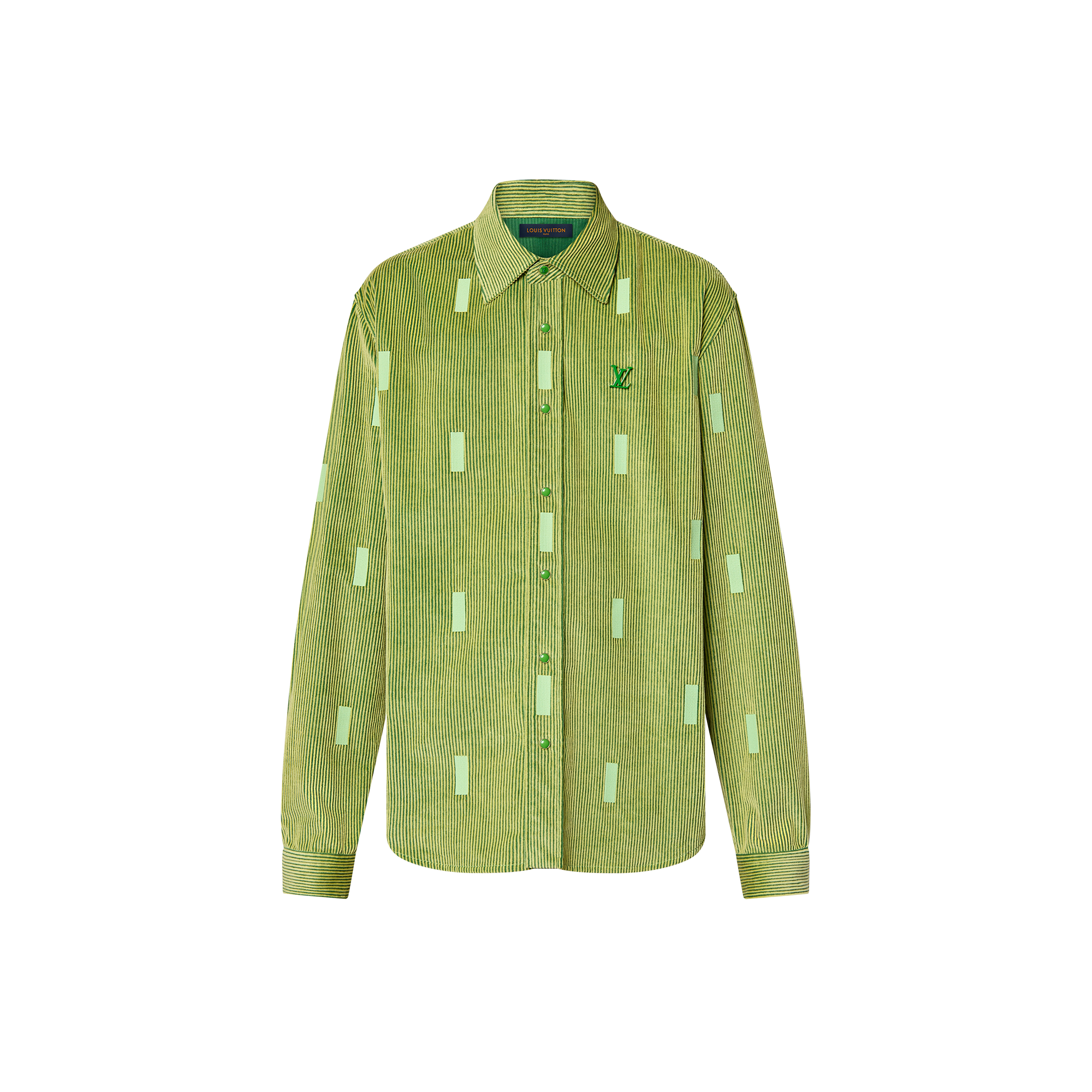 LV X Park Seo-Bo - เสื้อเชิ้ตแขนยาวผ้าลูกฟูก  in ผู้ชาย