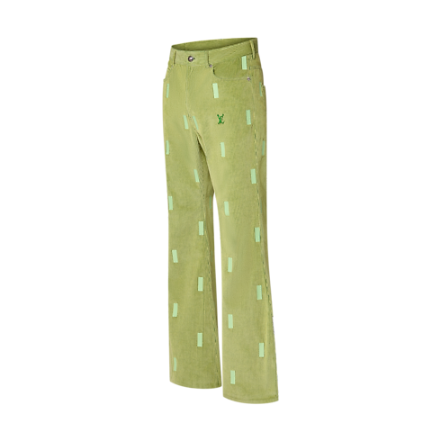 LV X Park Seo-Bo - กางเกงขาบานผ้าลูกฟูก in ผู้ชาย's เสื้อผ้า กางเกงสำหรับผู้ชาย collections by Louis Vuitton (การย่อ/ขยายผลิตภัณฑ์)