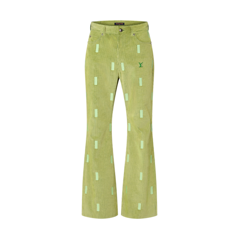 LV X Park Seo-Bo - กางเกงขาบานผ้าลูกฟูก in ผู้ชาย's เสื้อผ้า กางเกงสำหรับผู้ชาย collections by Louis Vuitton (การย่อ/ขยายผลิตภัณฑ์)