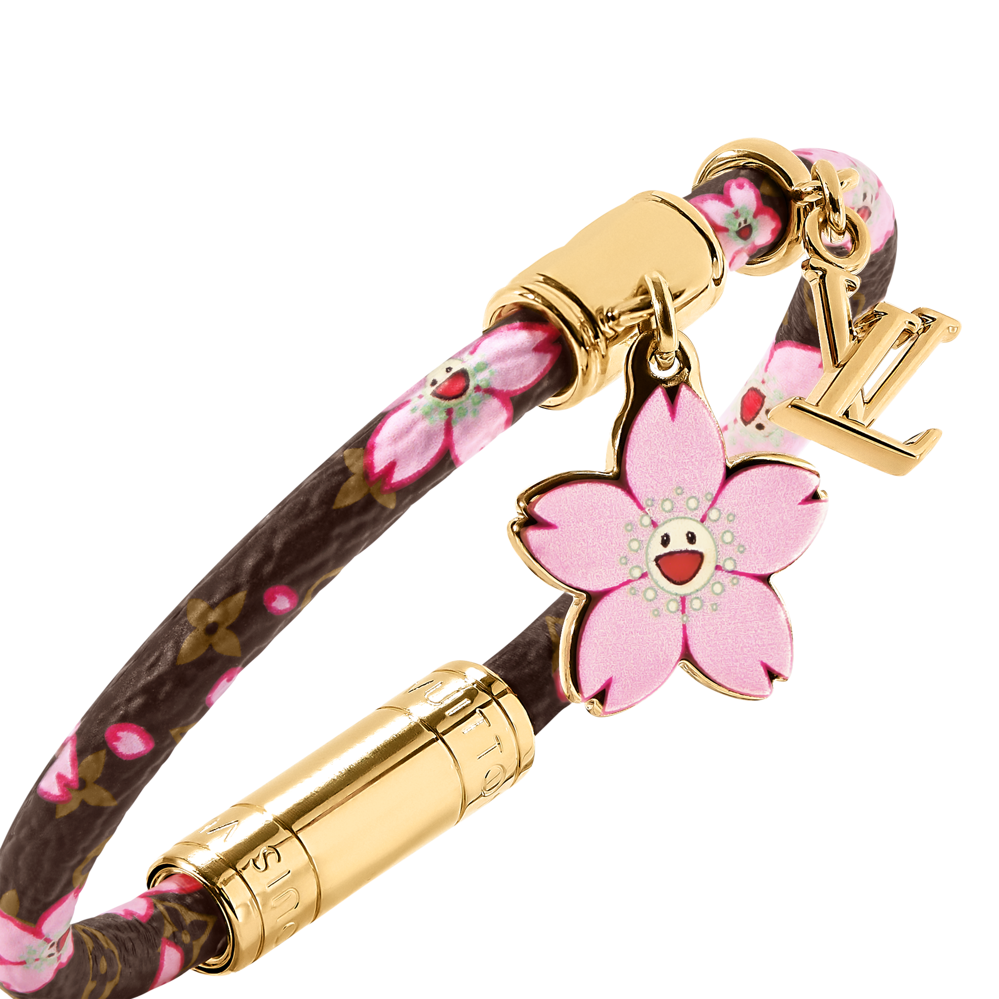 LV x TM - กำไลข้อมือ Cherry Blossom หนังประเภทอื่น in ผู้หญิง