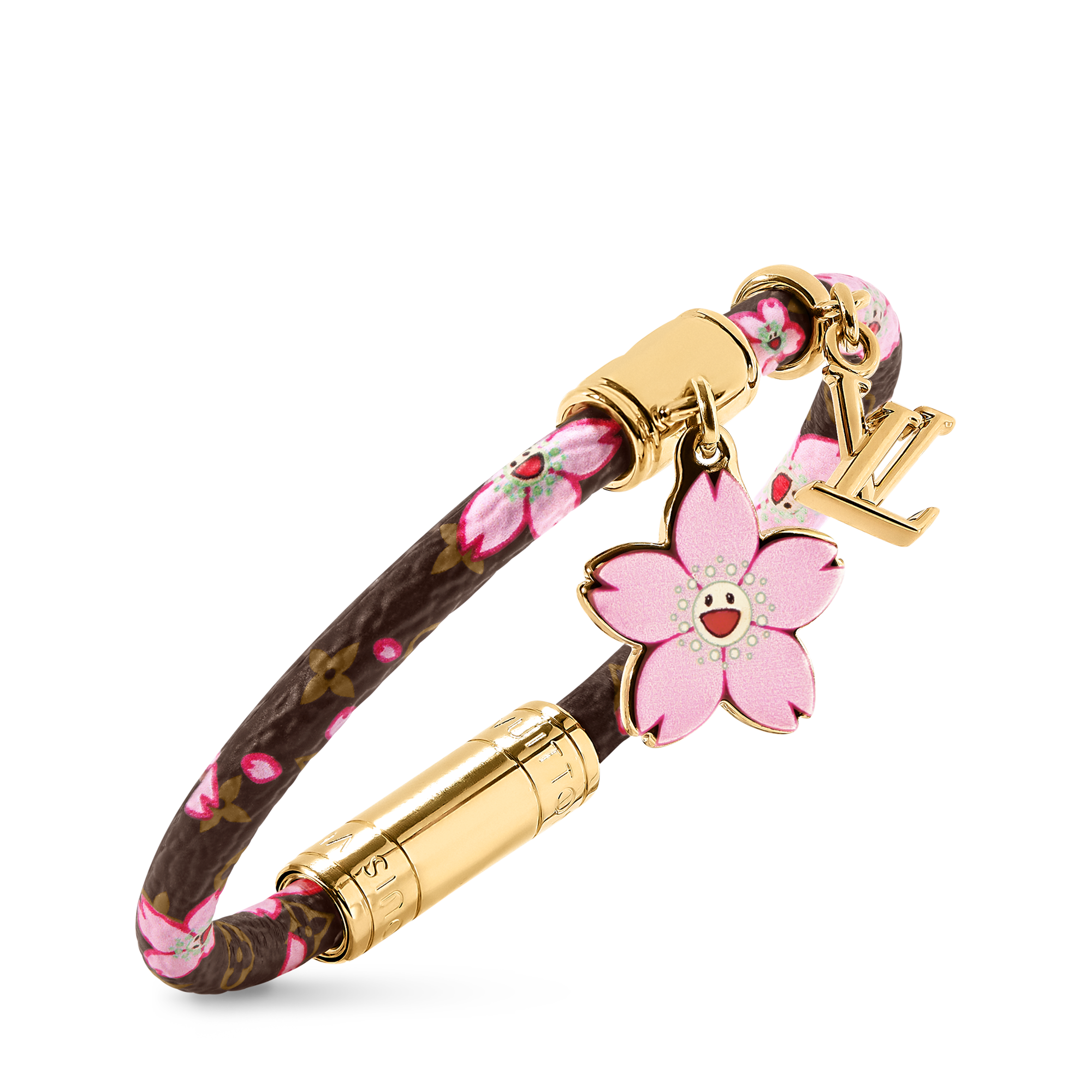 LV x TM - กำไลข้อมือ Cherry Blossom หนังประเภทอื่น in ผู้หญิง