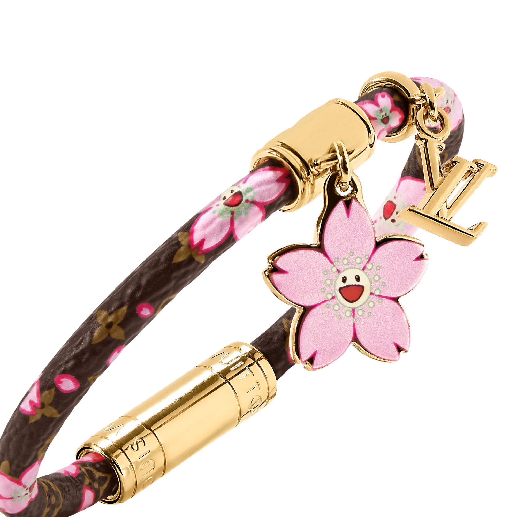 LV x TM - กำไลข้อมือ Cherry Blossom หนังประเภทอื่น in ผู้หญิง