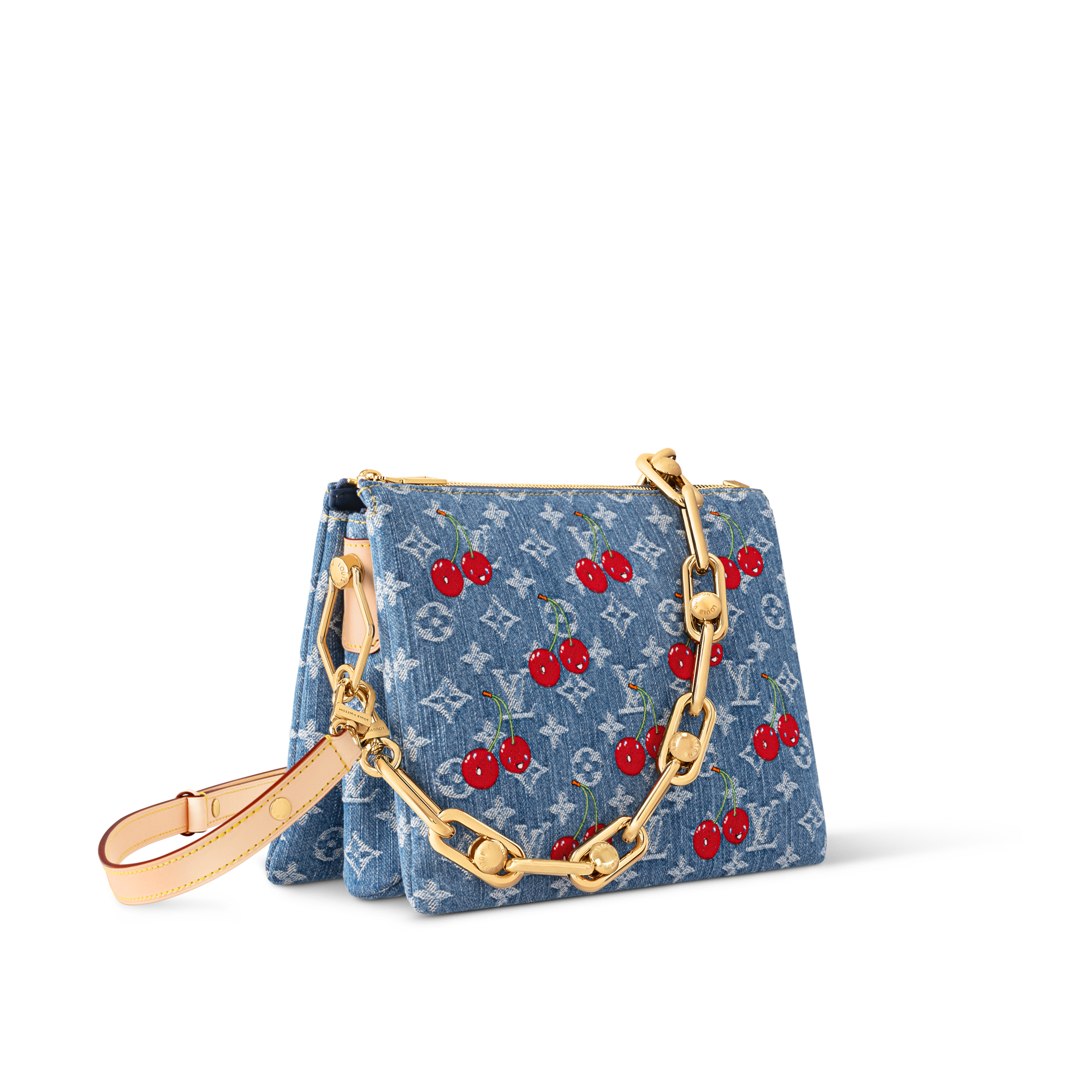 LV x TM - กระเป๋ารุ่น Coussin PM Monogram เดนิม in กระเป๋าและผลิตภัณฑ์เครื่องหนังขนาดเล็ก