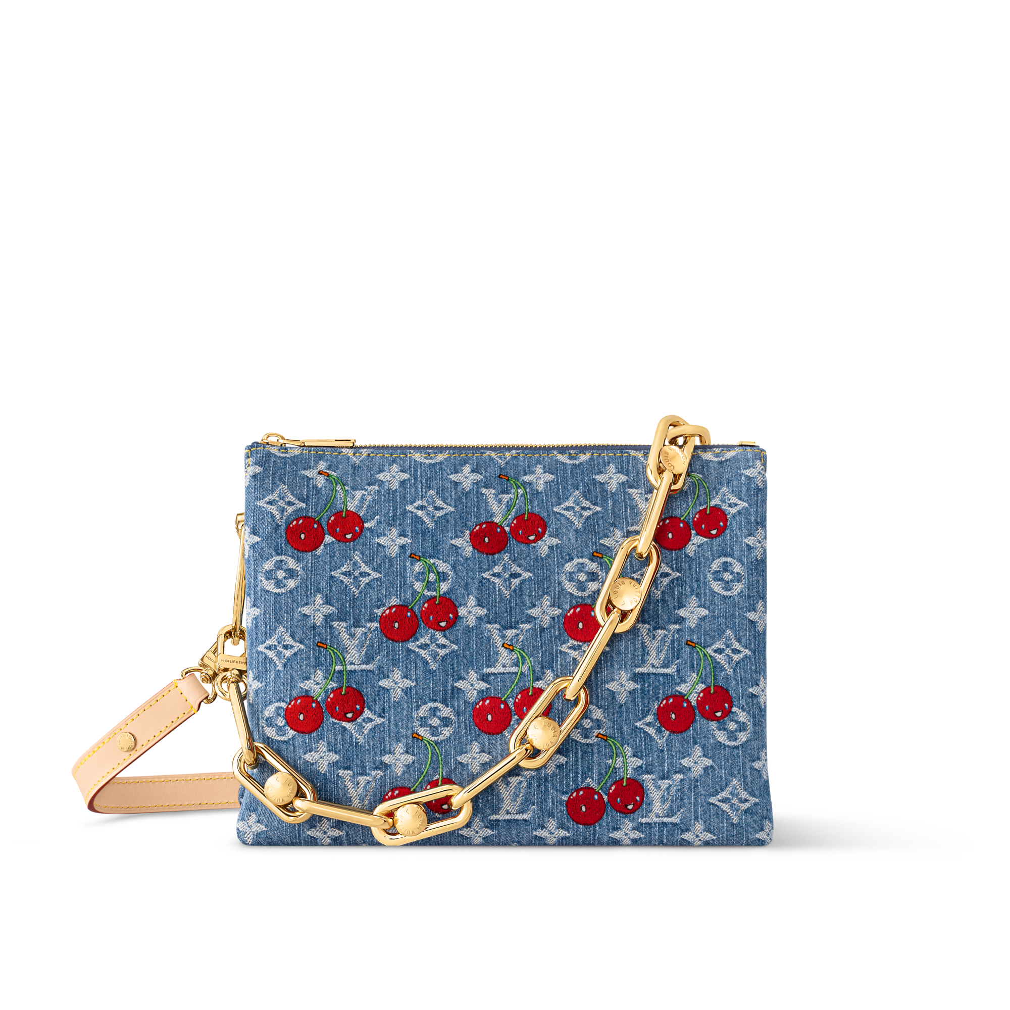 LV x TM - กระเป๋ารุ่น Coussin PM Monogram เดนิม in กระเป๋าและผลิตภัณฑ์เครื่องหนังขนาดเล็ก
