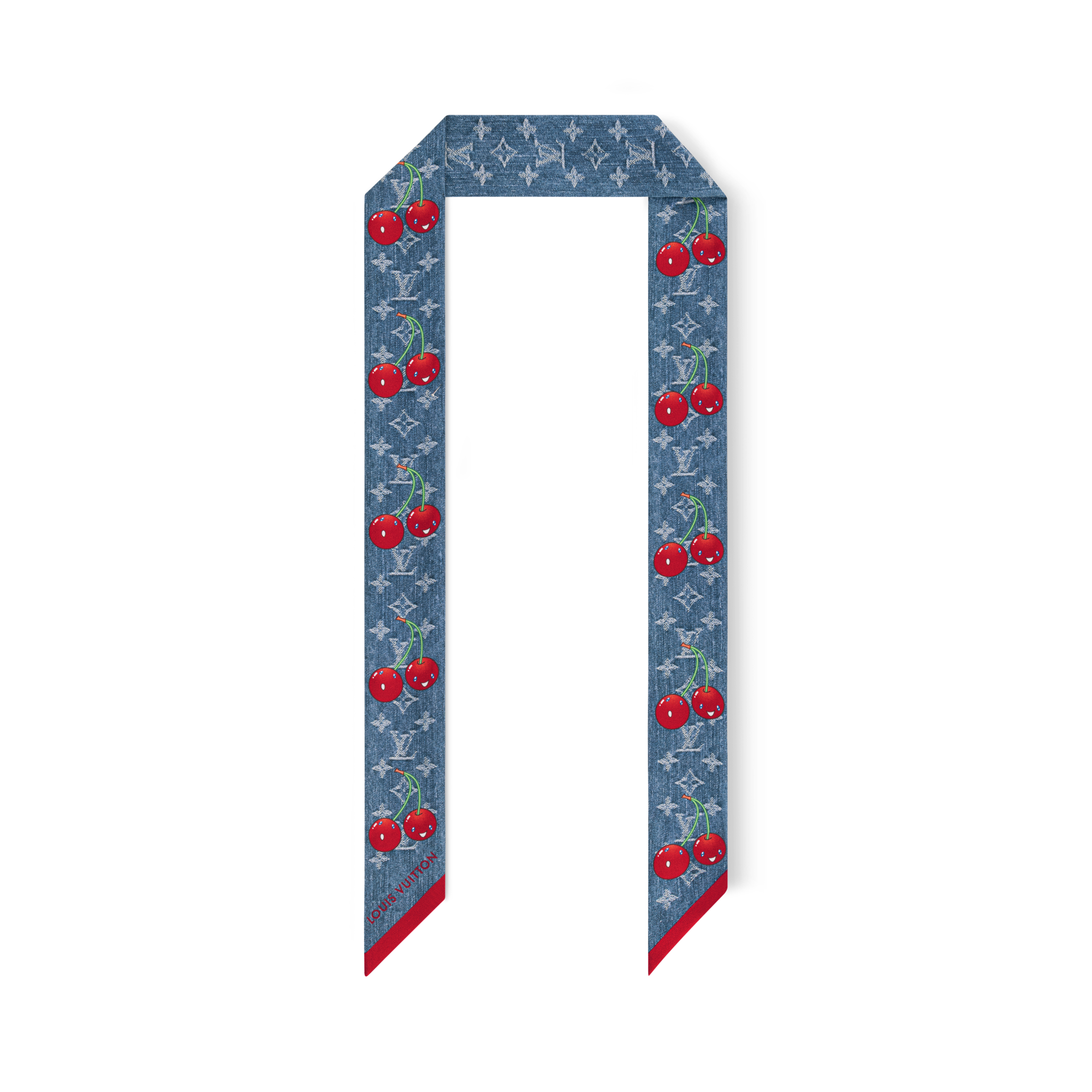 LV x TM - ผ้า Bandeau รุ่น Denim Cerise . in ผู้หญิง