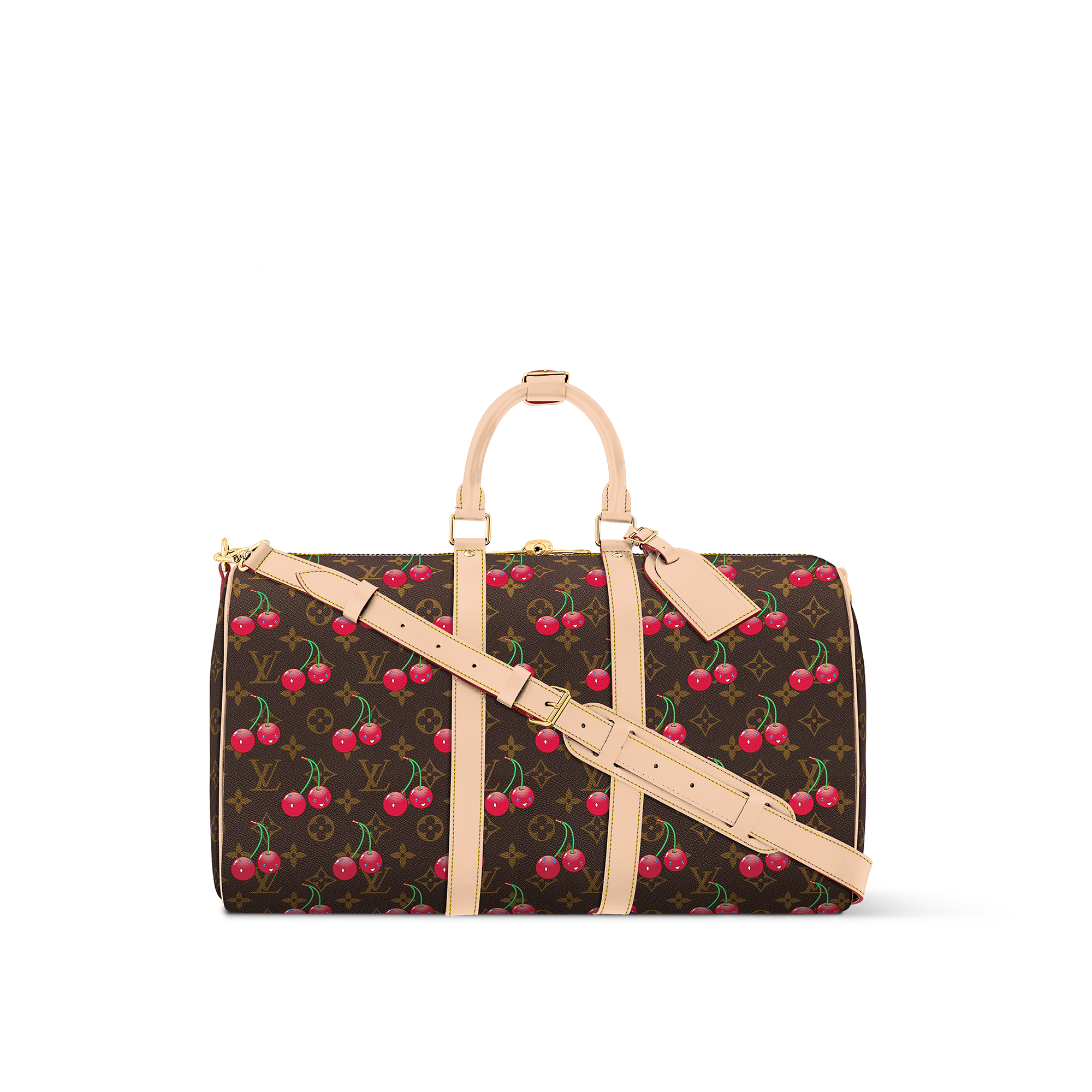 LV x TM - กระเป๋ารุ่น Keepall Bandoulière 45 Monogram แคนวาสประเภทอื่น in ผู้หญิง