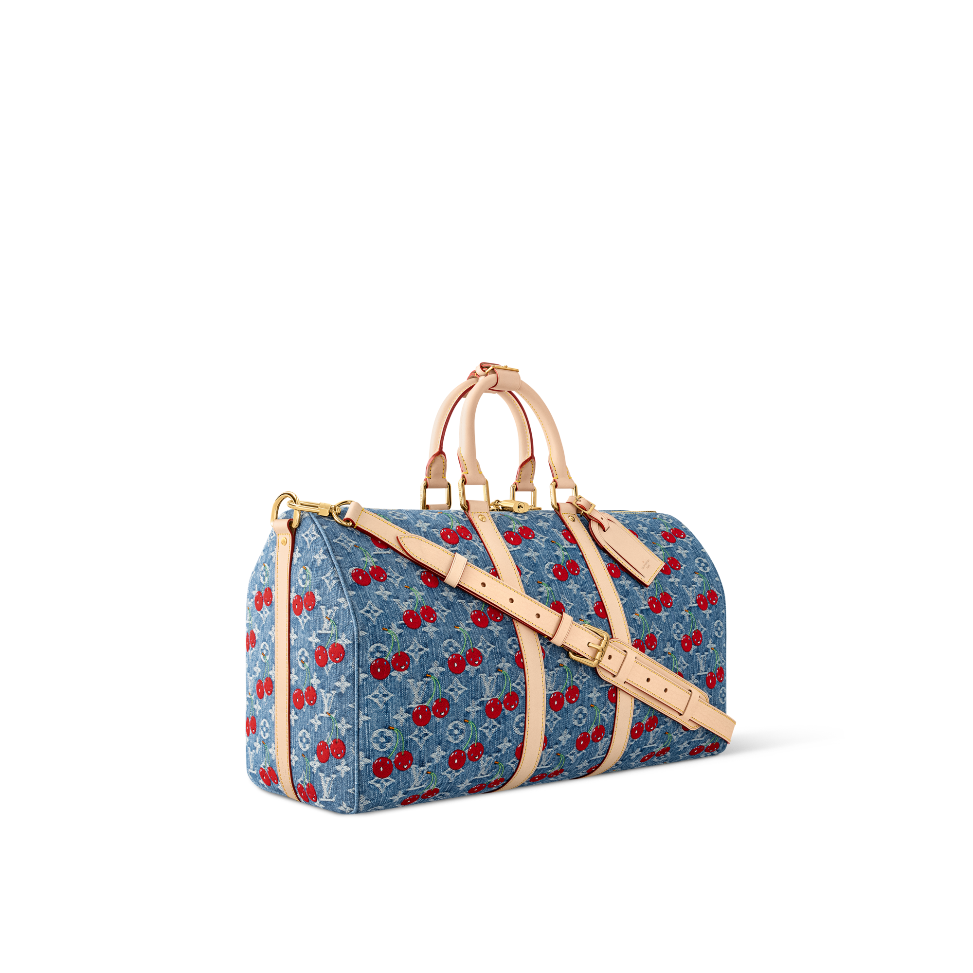 LV x TM - กระเป๋ารุ่น Keepall Bandoulière 45 Monogram เดนิม in ผู้หญิง