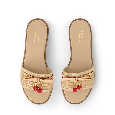 LV x TM - รองเท้าสวมเปิดส้นแบนรุ่น Lily in ผู้หญิง's รองเท้า รองเท้าสวมเปิดส้นสำหรับผู้หญิง collections by Louis Vuitton (การย่อ/ขยายผลิตภัณฑ์)