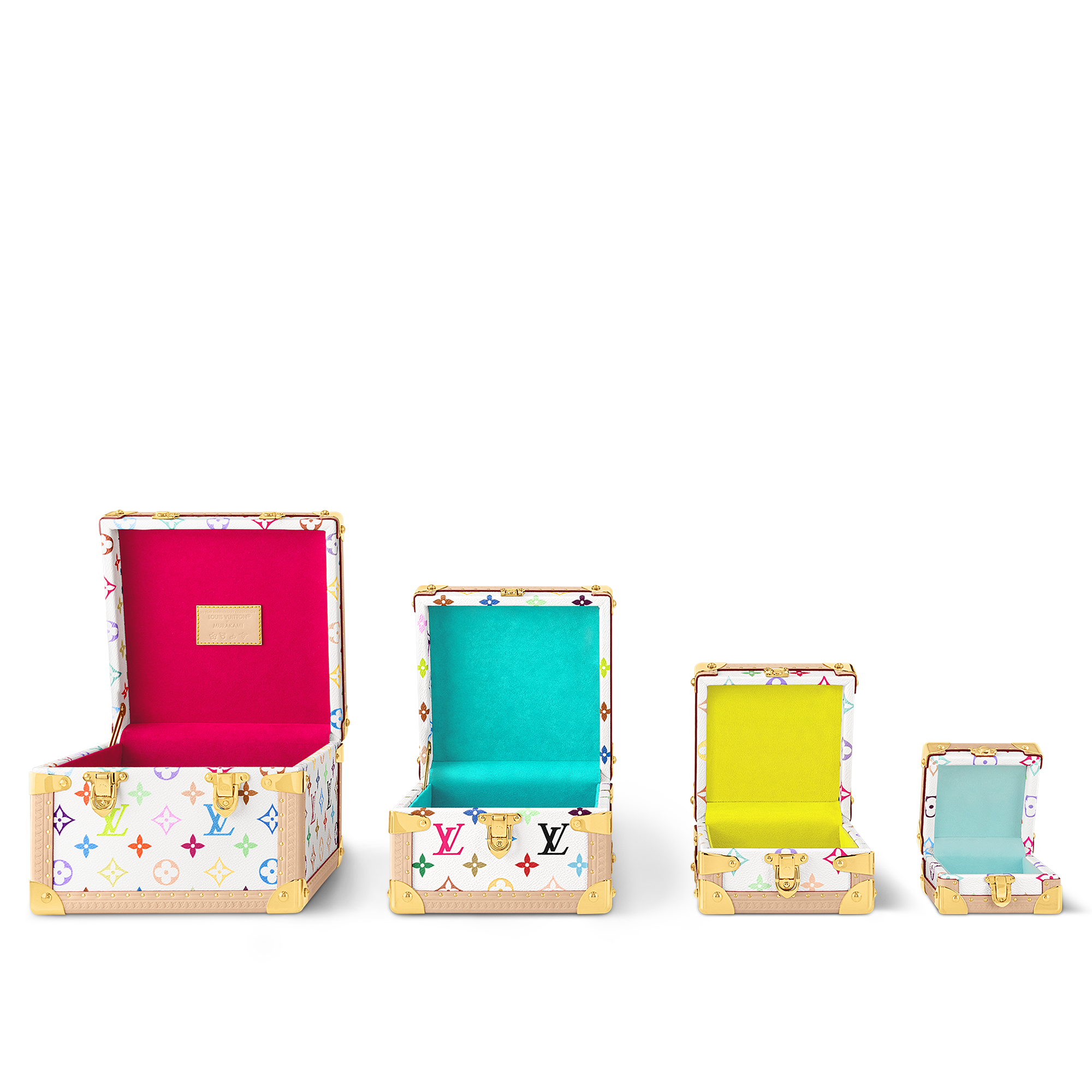 LV x TM - ทรังก์รุ่น Malle Pyramide Monogram แคนวาสประเภทอื่น in ทรังก์ การเดินทาง และ บ้าน