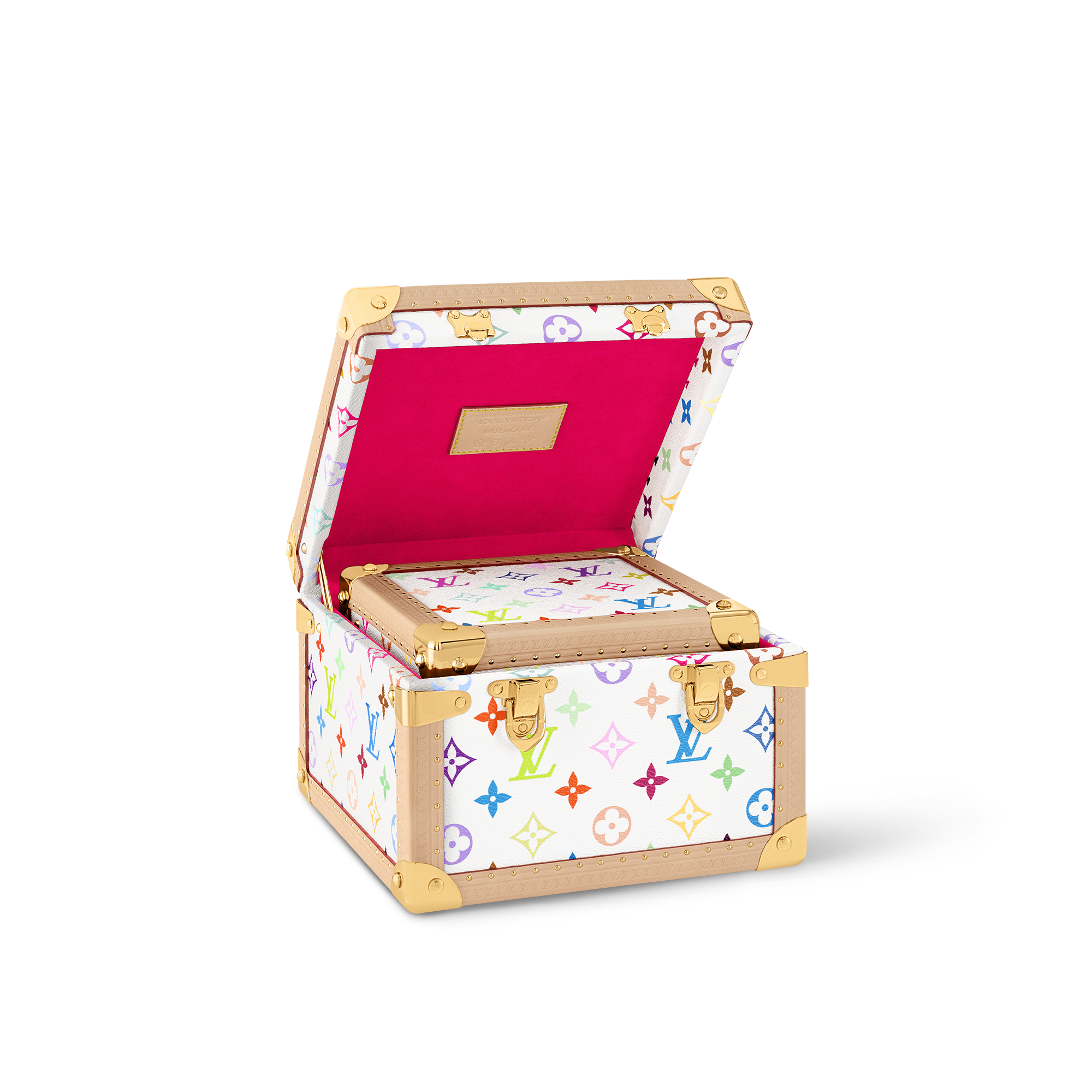 LV x TM - ทรังก์รุ่น Malle Pyramide Monogram แคนวาสประเภทอื่น in ทรังก์ การเดินทาง และ บ้าน