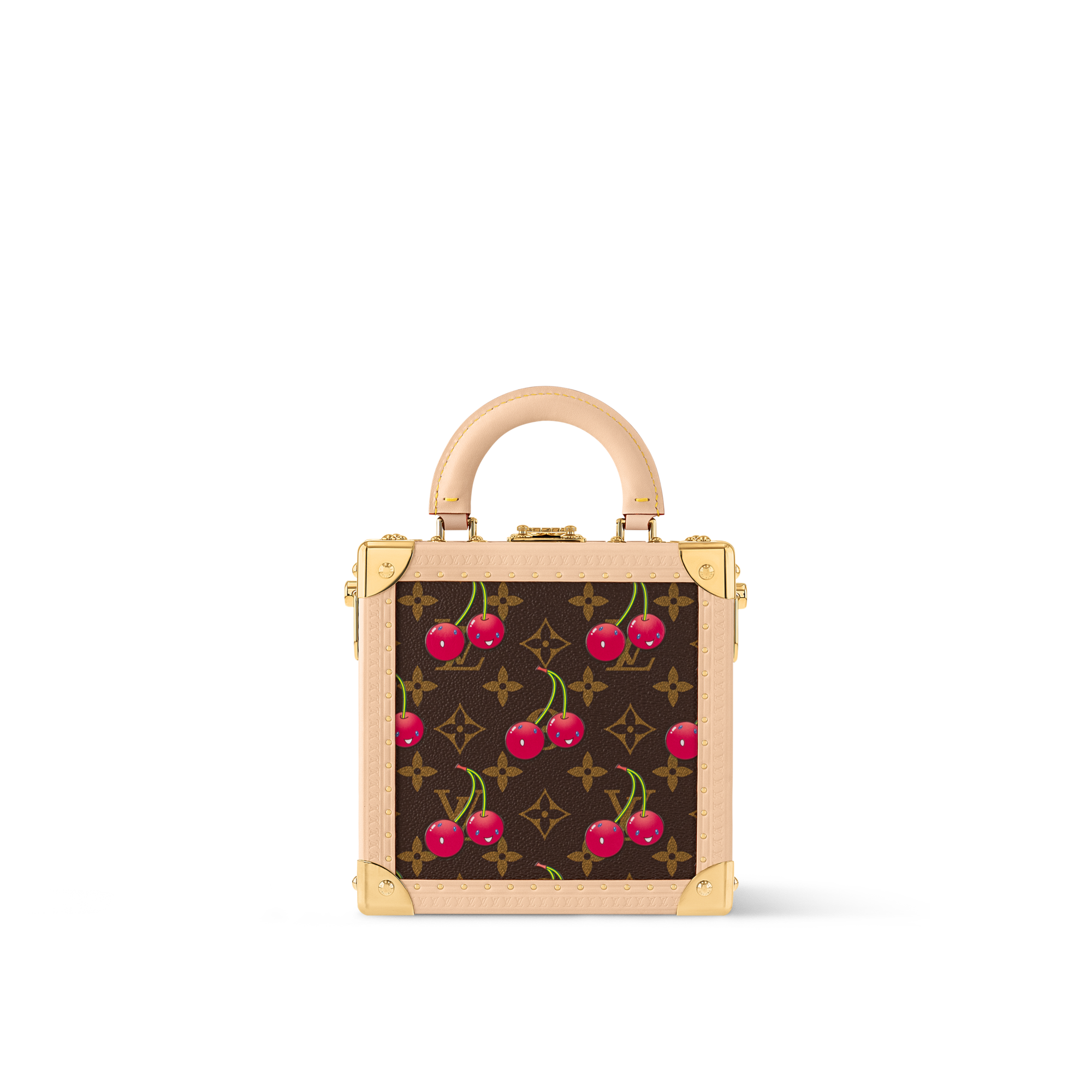 LV x TM - ทรังก์รุ่น Mini Square Trunk Cherry Monogram แคนวาสประเภทอื่น in ทรังก์ การเดินทาง และ บ้าน