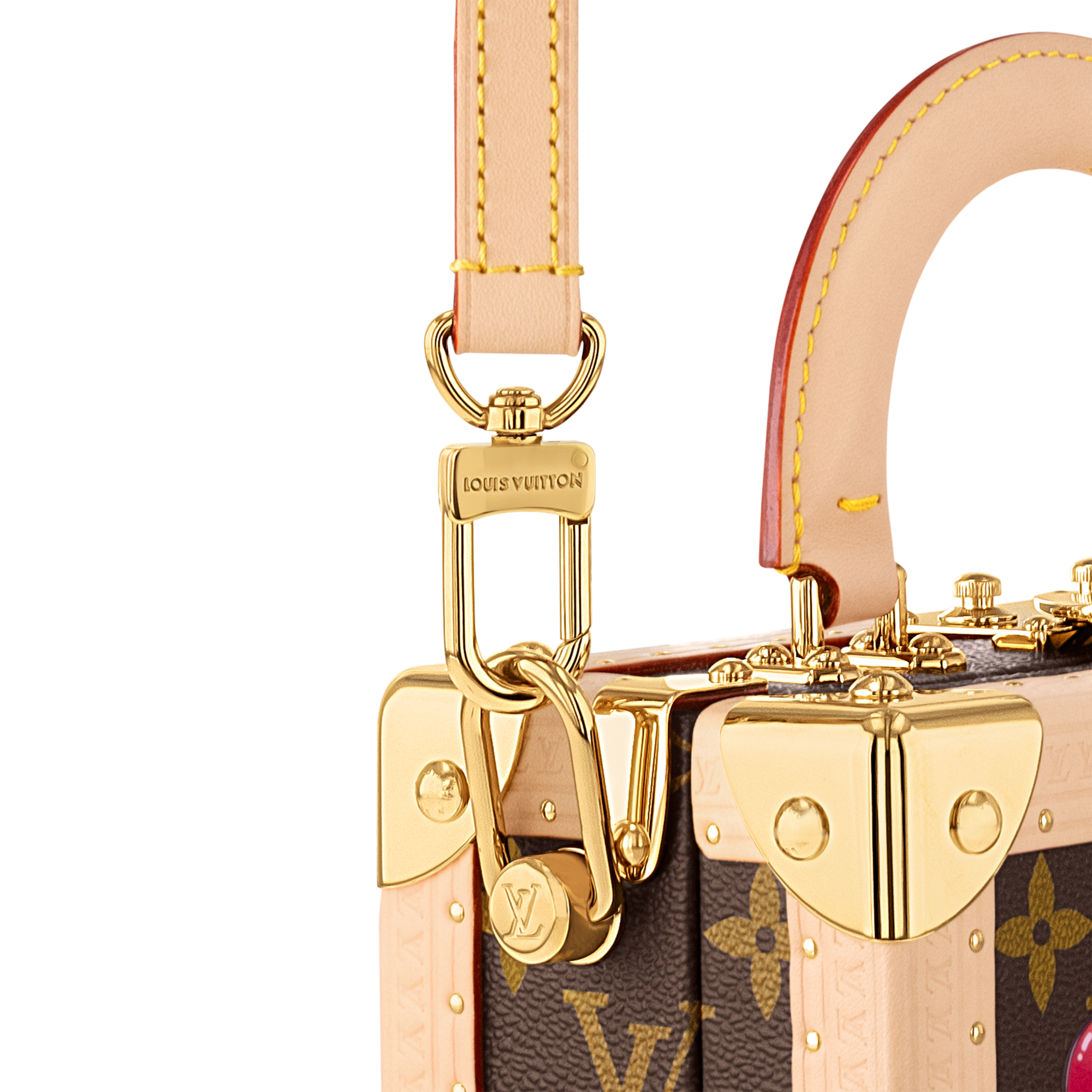 LV x TM - ทรังก์รุ่น Mini Square Trunk Cherry Monogram แคนวาสประเภทอื่น in ทรังก์ การเดินทาง และ บ้าน