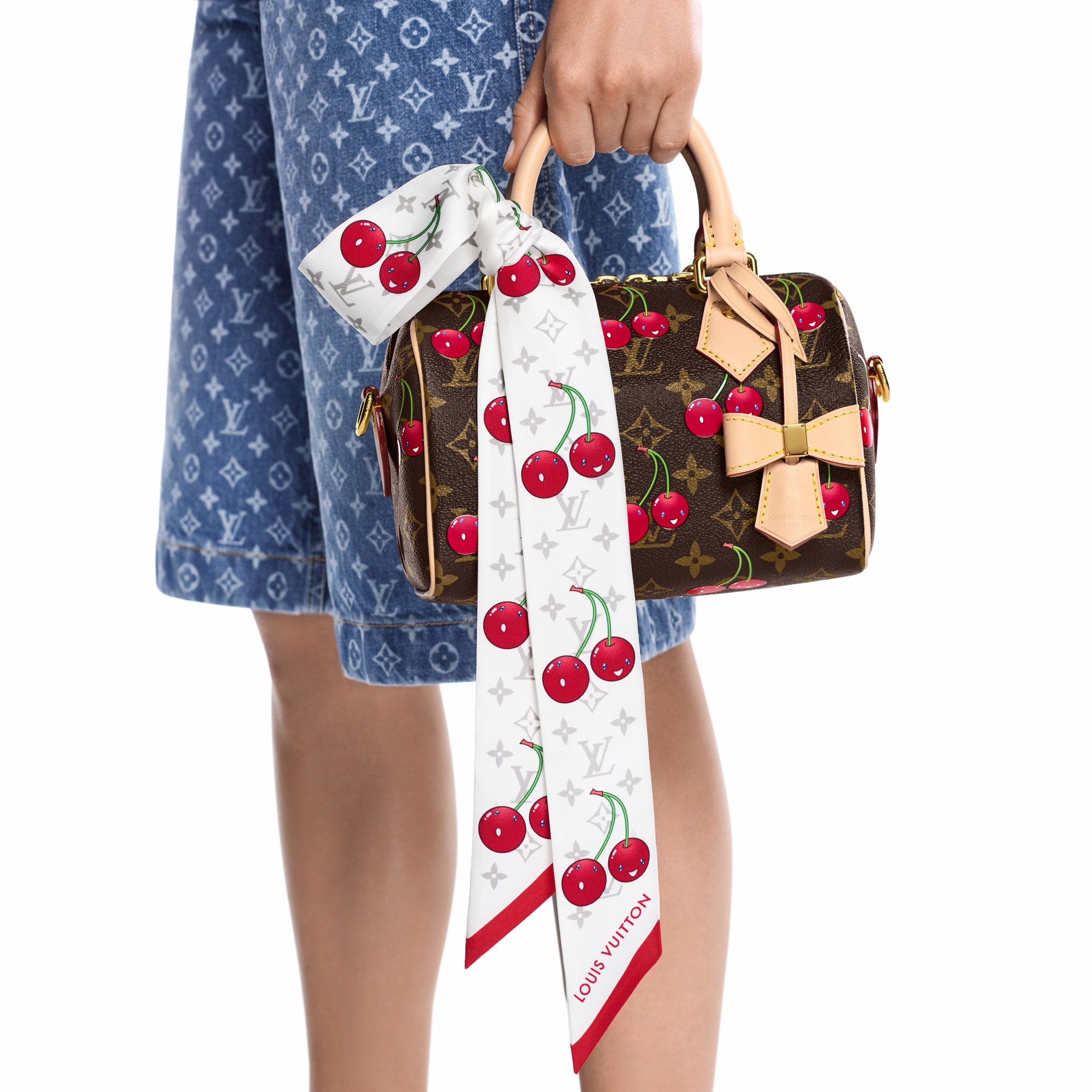 LV x TM - ผ้า Bandeau รุ่น Monogram Cerise . in ผู้หญิง