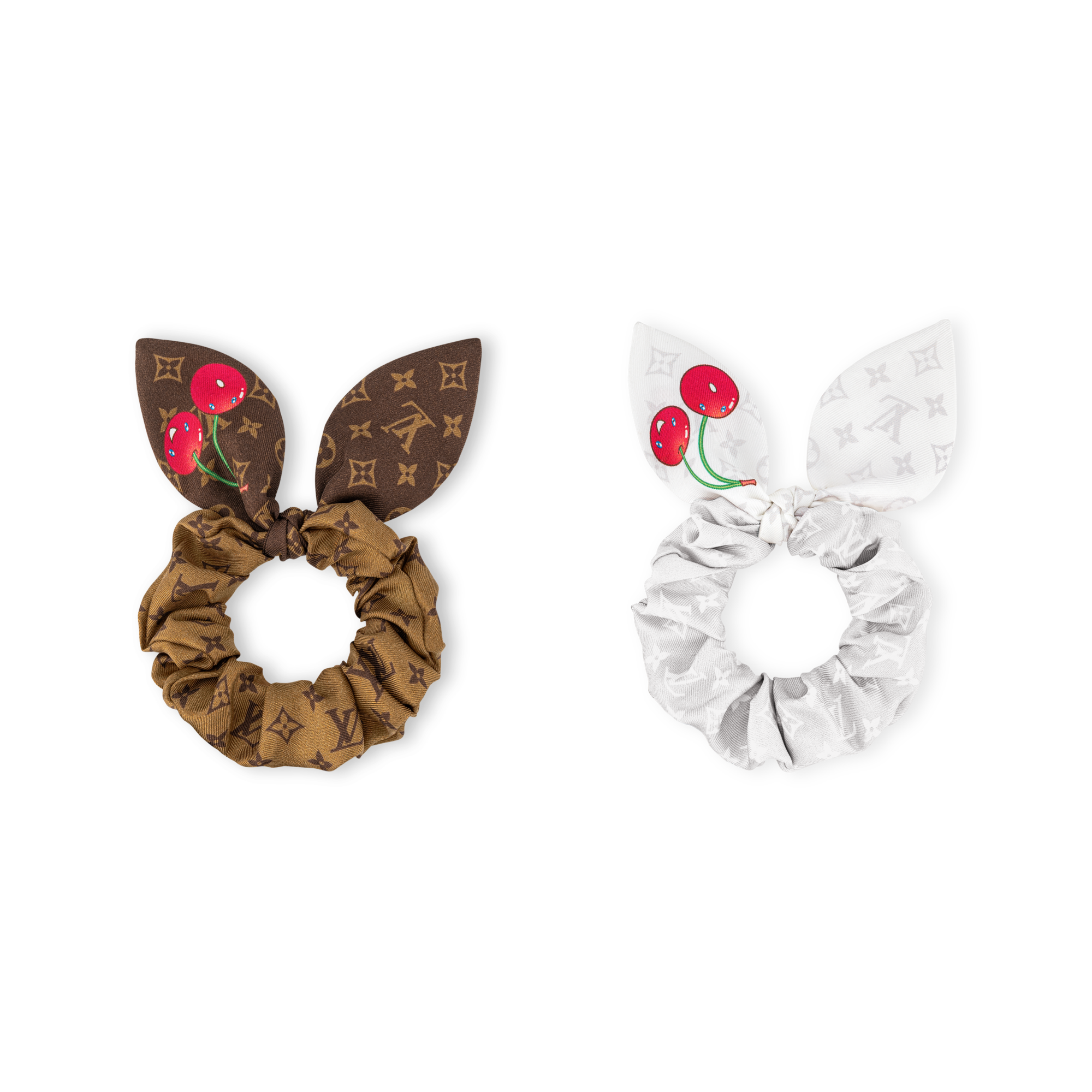 LV x TM - เซ็ตยางรัดผมรุ่น Monogram Cerise . in ผู้หญิง