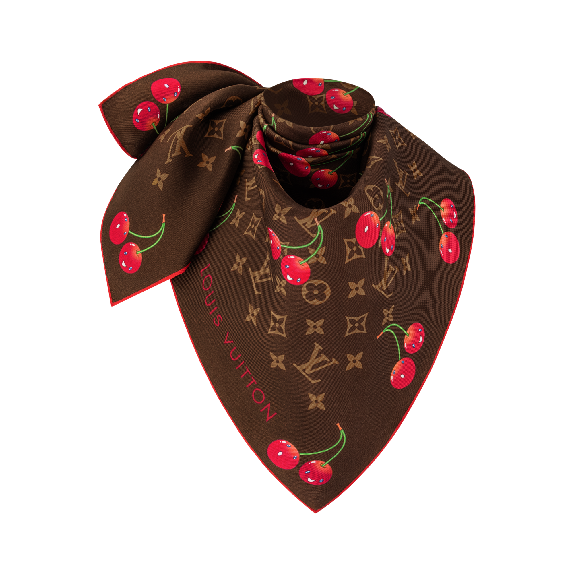 LV x TM - ผ้า Square รุ่น Monogram Cerise 90 . in ผู้หญิง