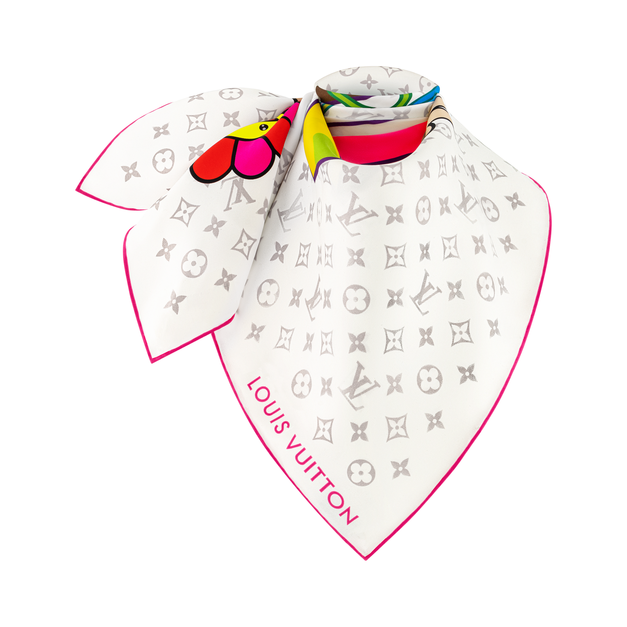 LV x TM - ผ้า Square รุ่น Monogram Superflat 90 . in ผู้หญิง