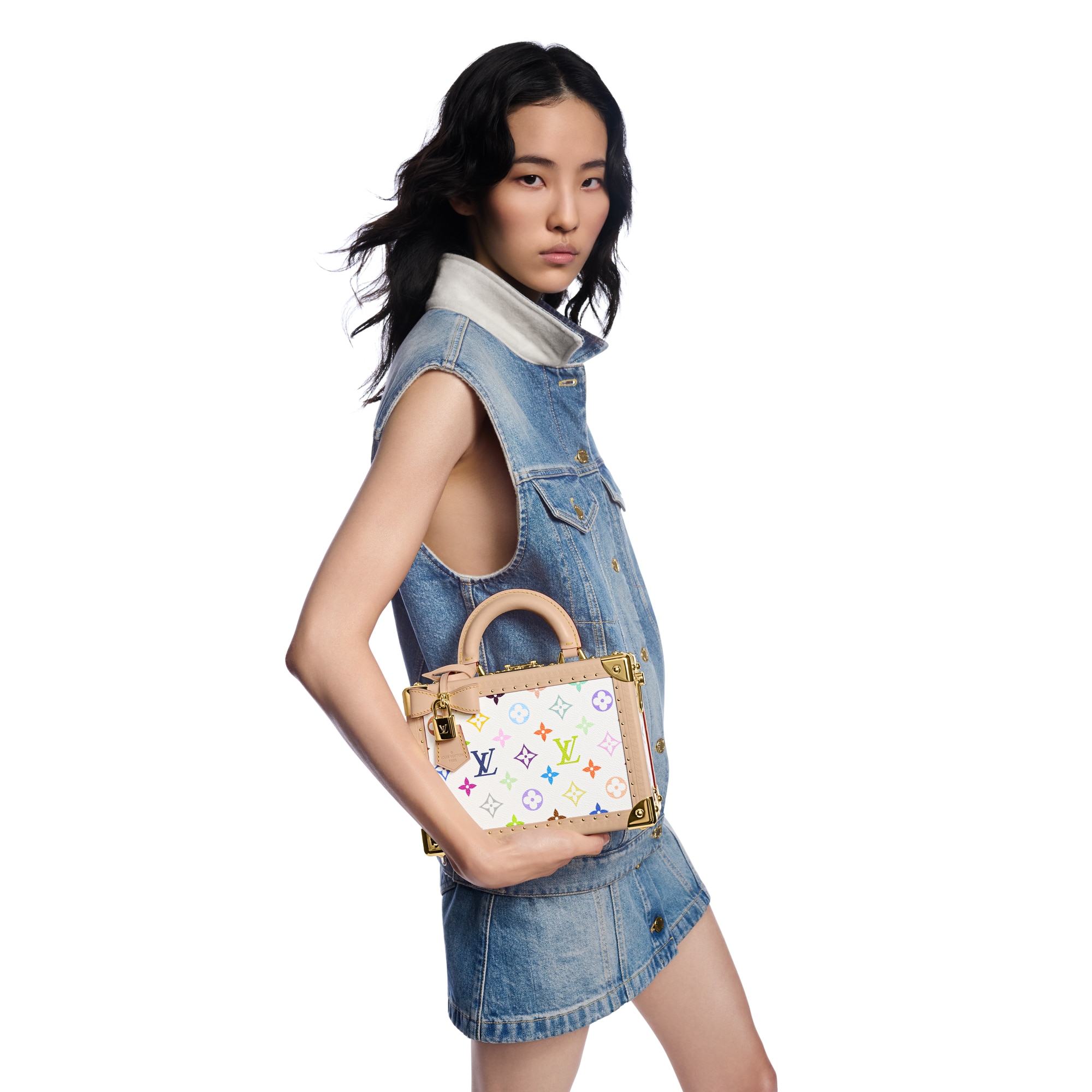 LV x TM - กระเป๋ารุ่น Petite Valise Monogram แคนวาสประเภทอื่น in ทรังก์ การเดินทาง และ บ้าน