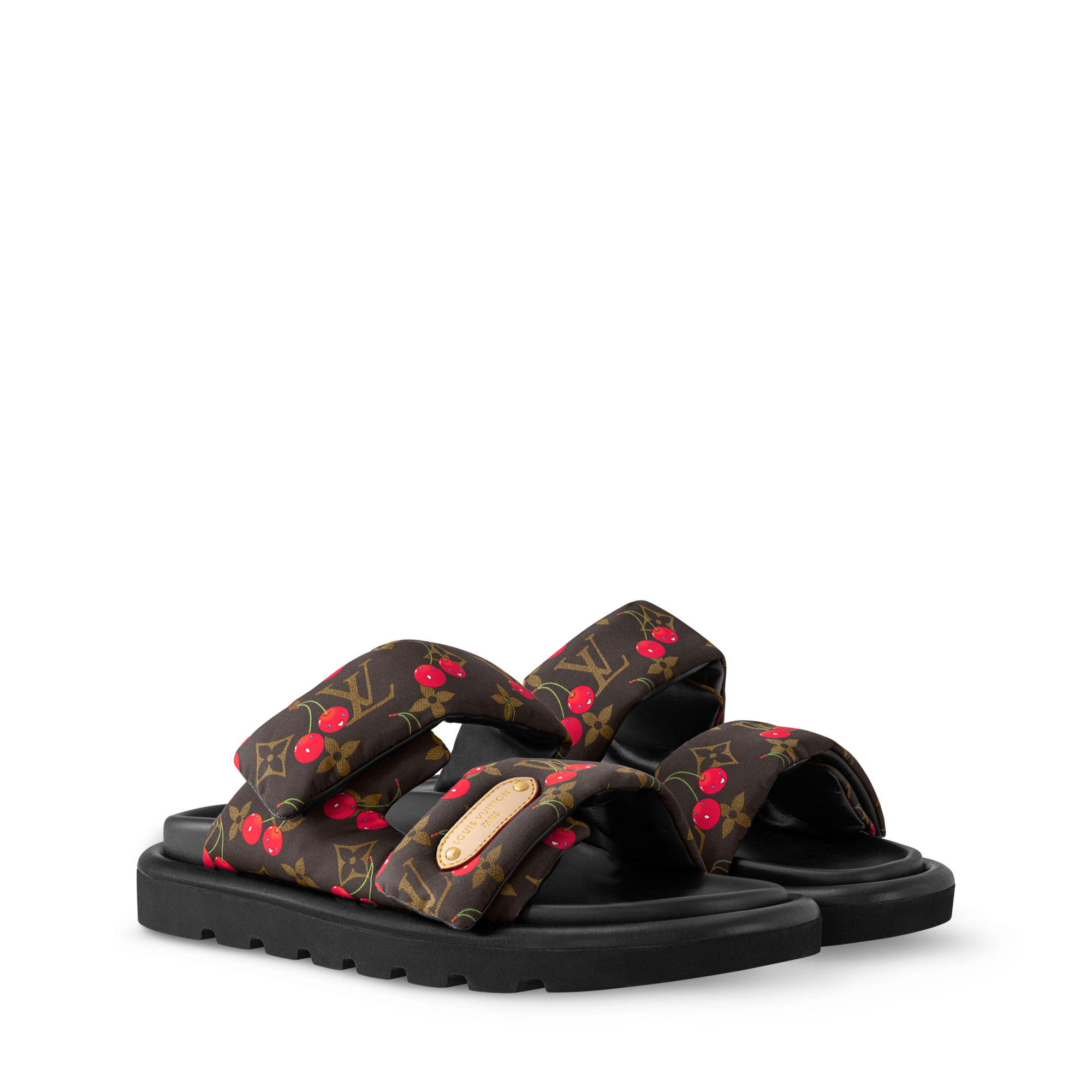 LV x TM - รองเท้าสวมเปิดส้นแบนรุ่น Pool Pillow  in ผู้หญิง