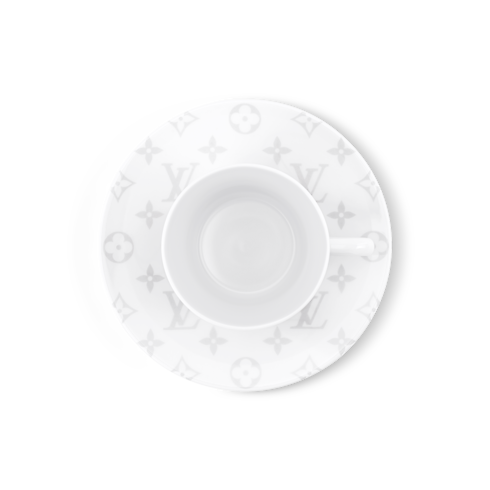 LV x TM - เซ็ตแก้วกาแฟและจานรอง 2 ชุด Monogram Cerises in ทรังก์ การเดินทาง และ บ้าน's บ้านและศิลปะการไดนิ่ง ที่สุดแห่งศิลปะการไดนิ่ง collections by Louis Vuitton (การย่อ/ขยายผลิตภัณฑ์)