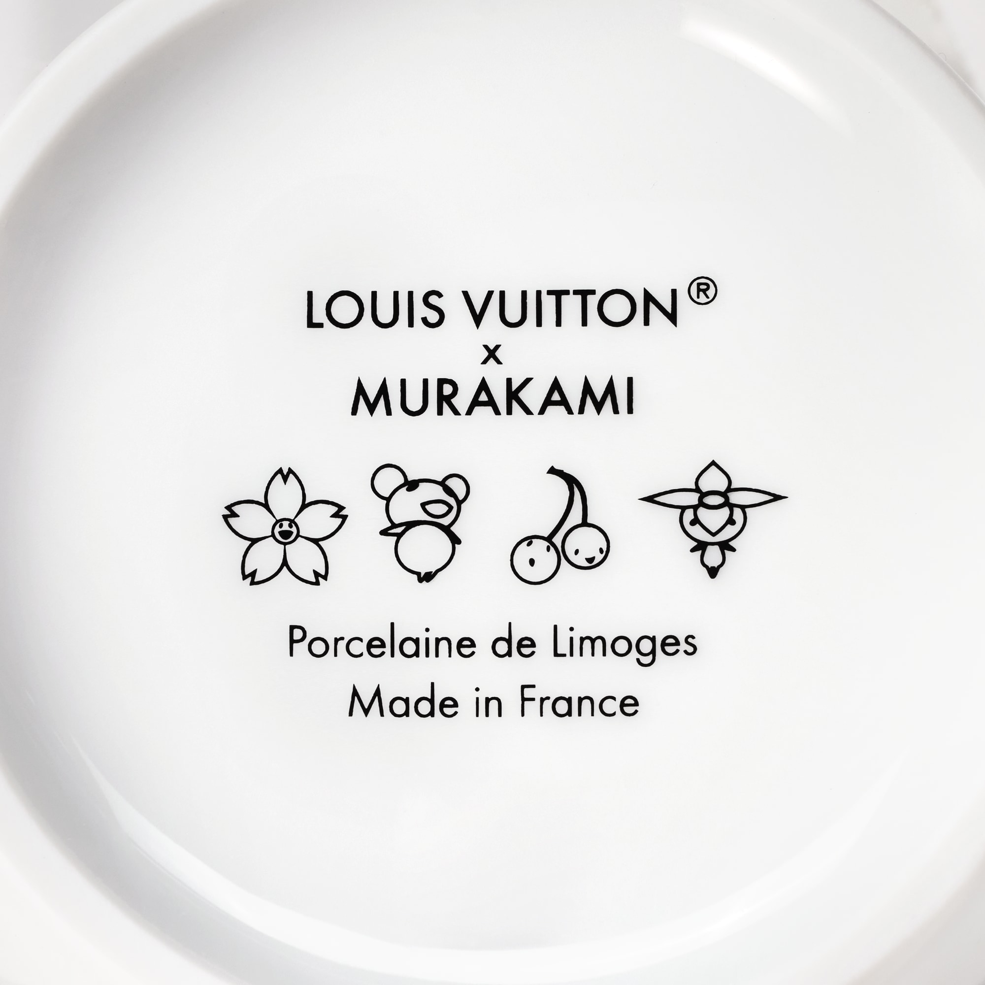 LV x TM - เซ็ตถ้วยชาและจานรอง 2 ชุด Monogram Cerises in ทรังก์ การเดินทาง และ บ้าน