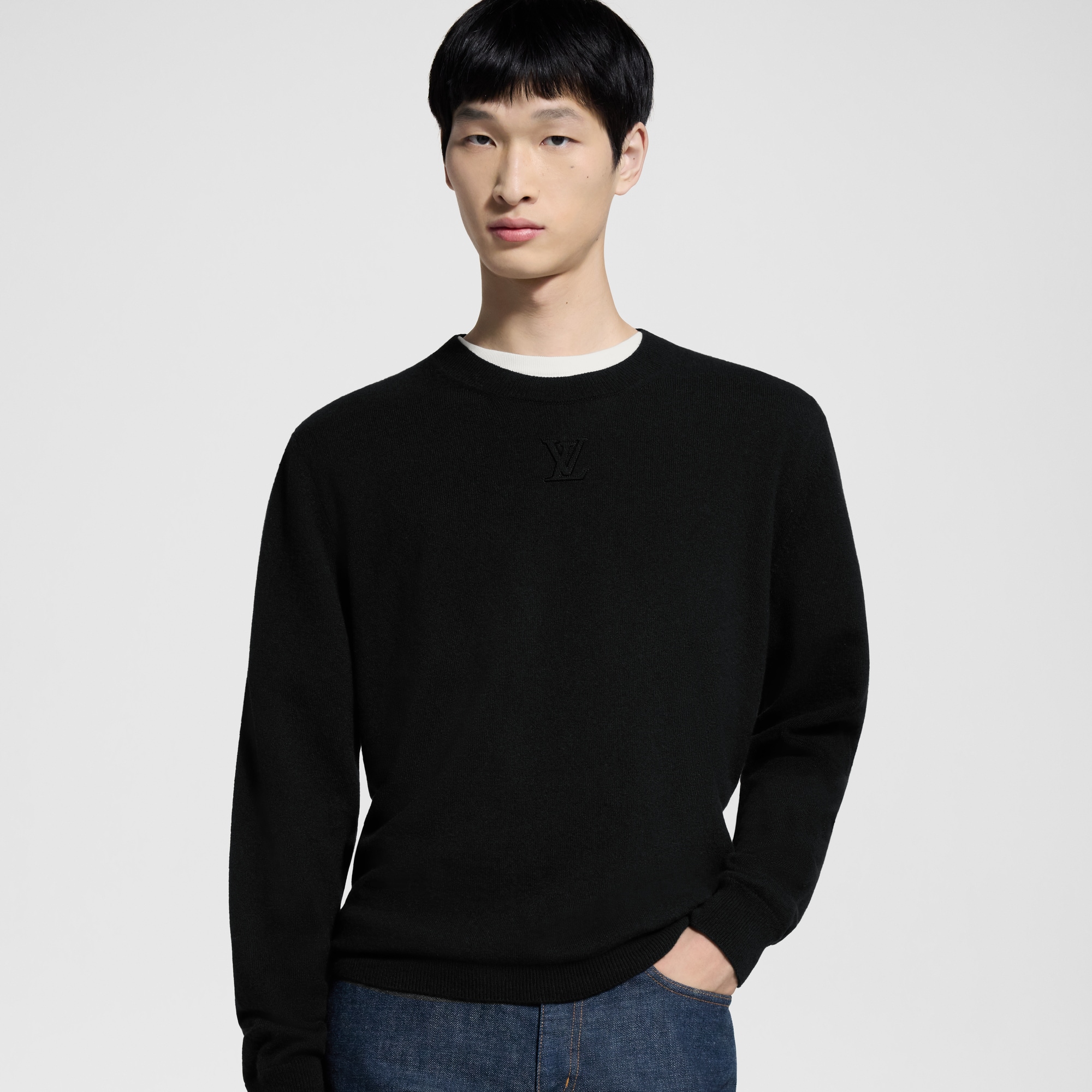 เสื้อคอกลมประทับลาย LV รุ่น LVSE  in ผู้ชาย
