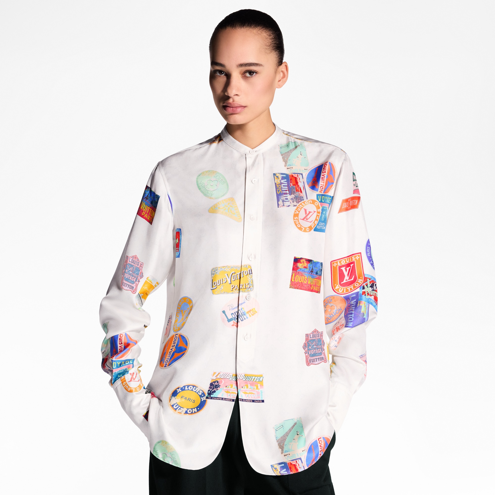 เสื้อเชิ้ตลาย Mahina Patch  in ผู้หญิง