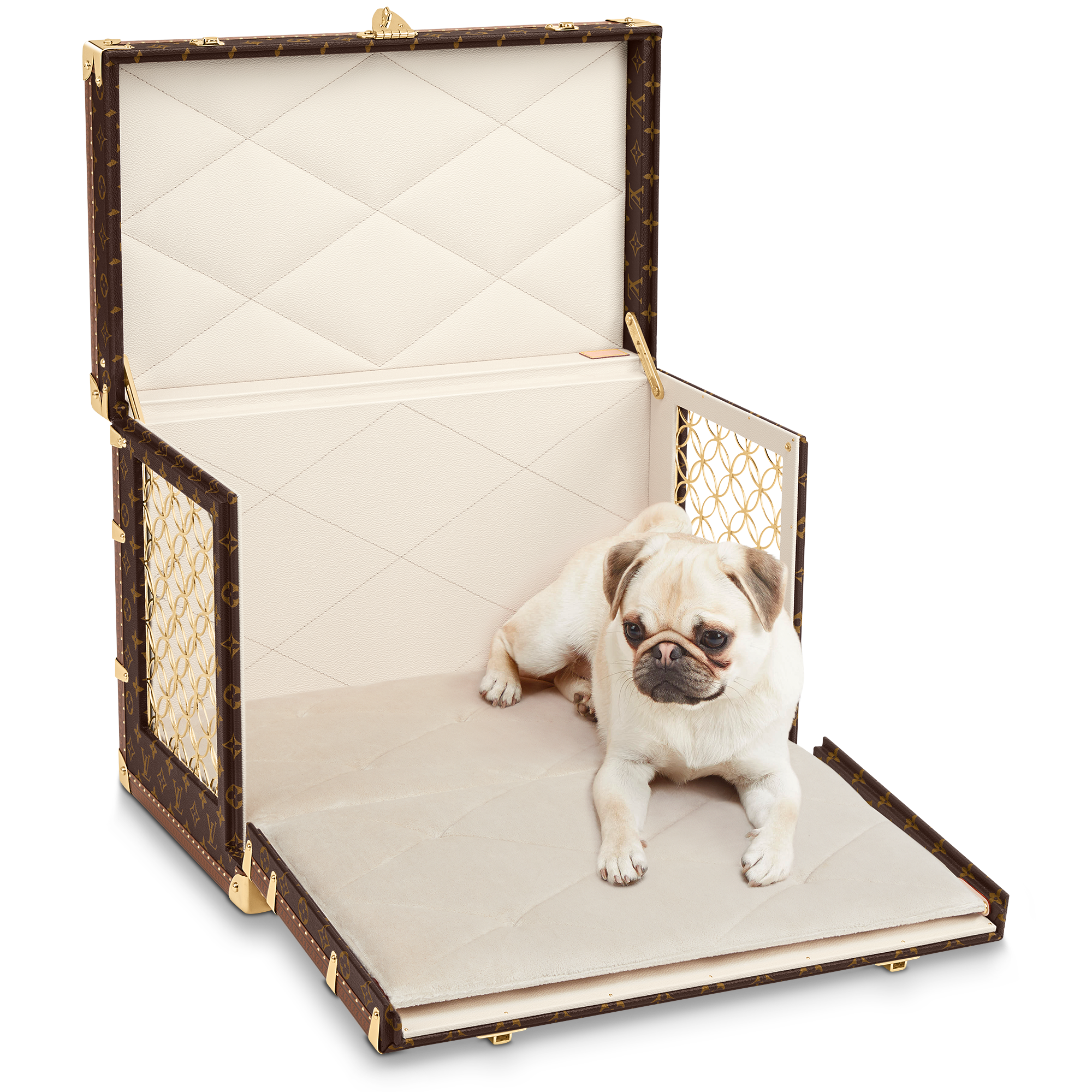 กระเป๋าสุนัขรุ่น Malle Chien Monogram in ทรังก์ การเดินทาง และ บ้าน