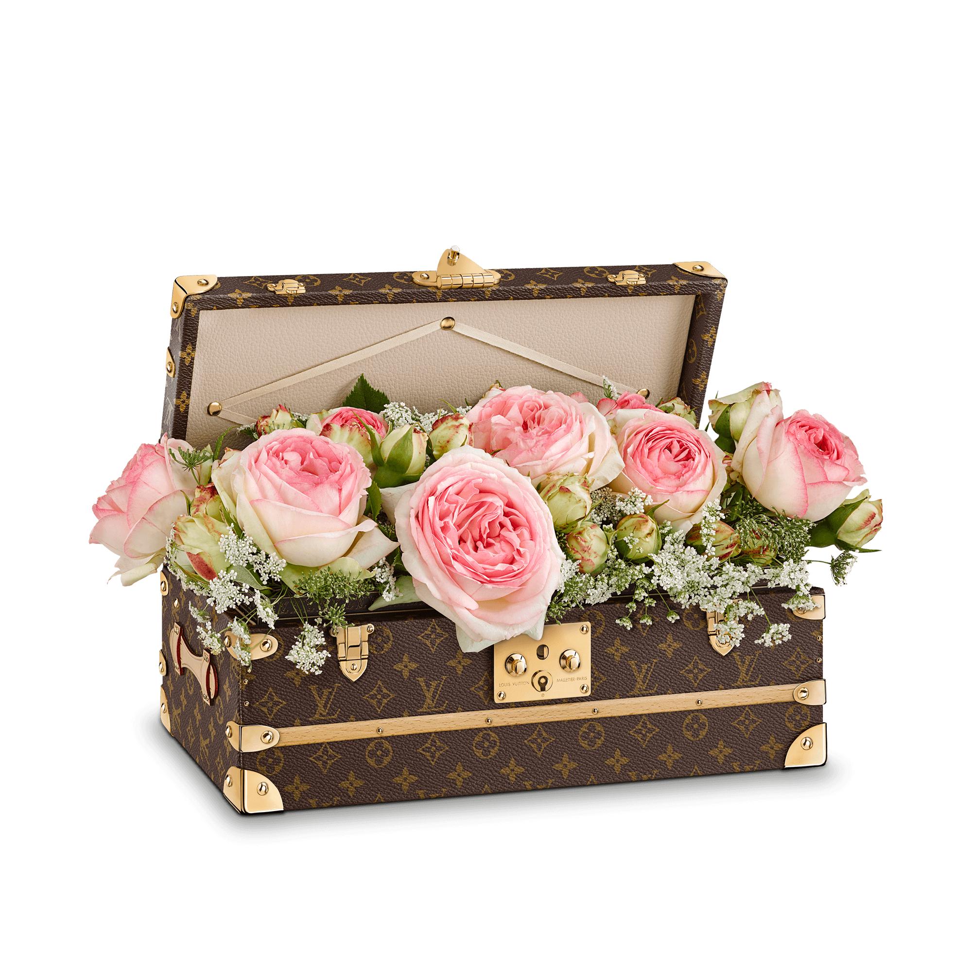 ทรังก์ใส่ดอกไม้รุ่น MALLE FLEURS Monogram แคนวาส in ผู้หญิง
