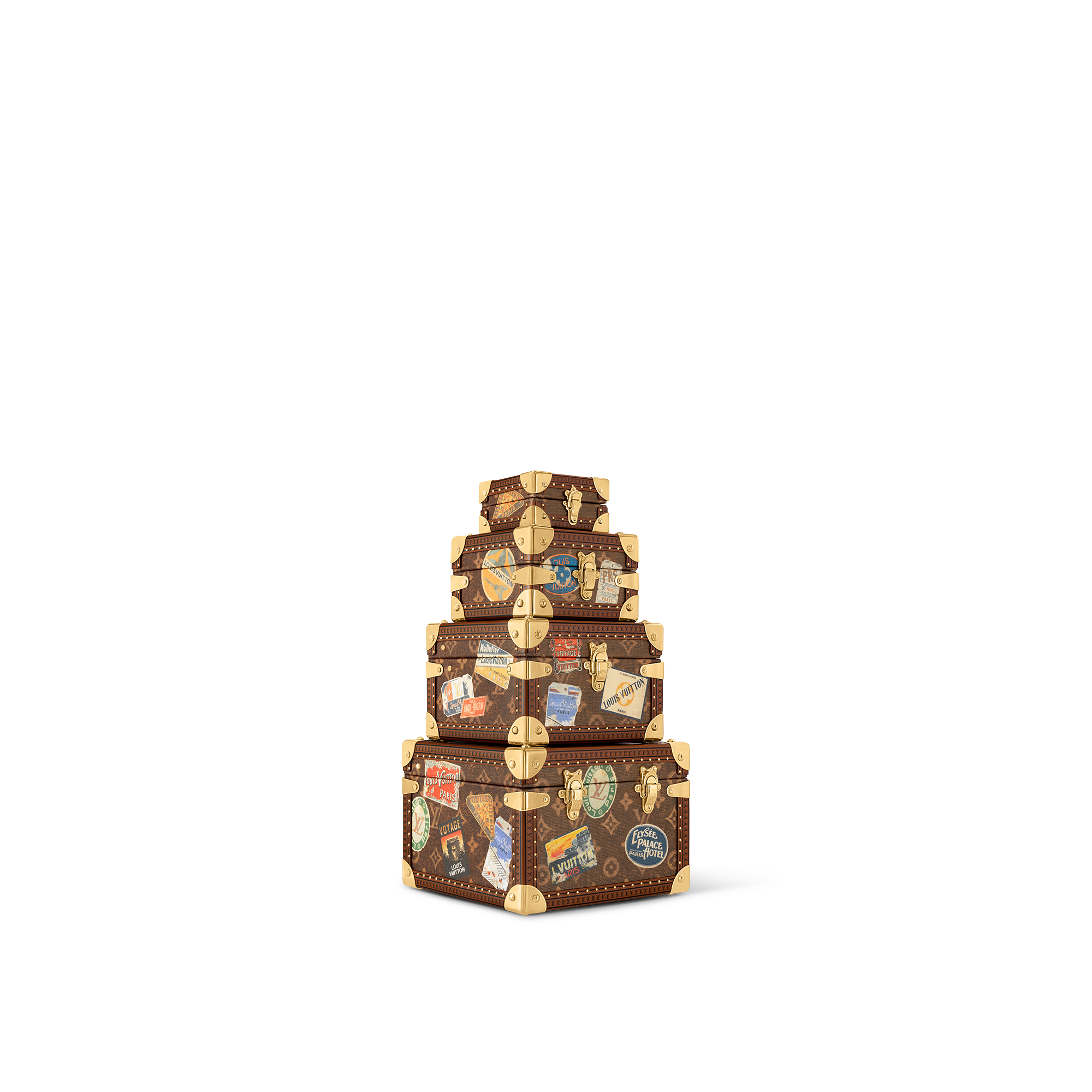 ทรังก์รุ่น Malle Pyramide Monogram แคนวาสประเภทอื่น in ทรังก์ การเดินทาง และ บ้าน
