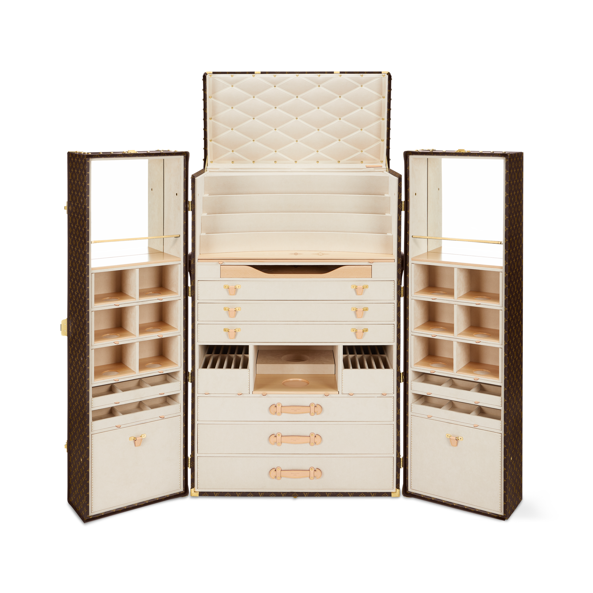 ทรังก์รุ่น Malle Vaisselier Monogram in Les Extraordinaires