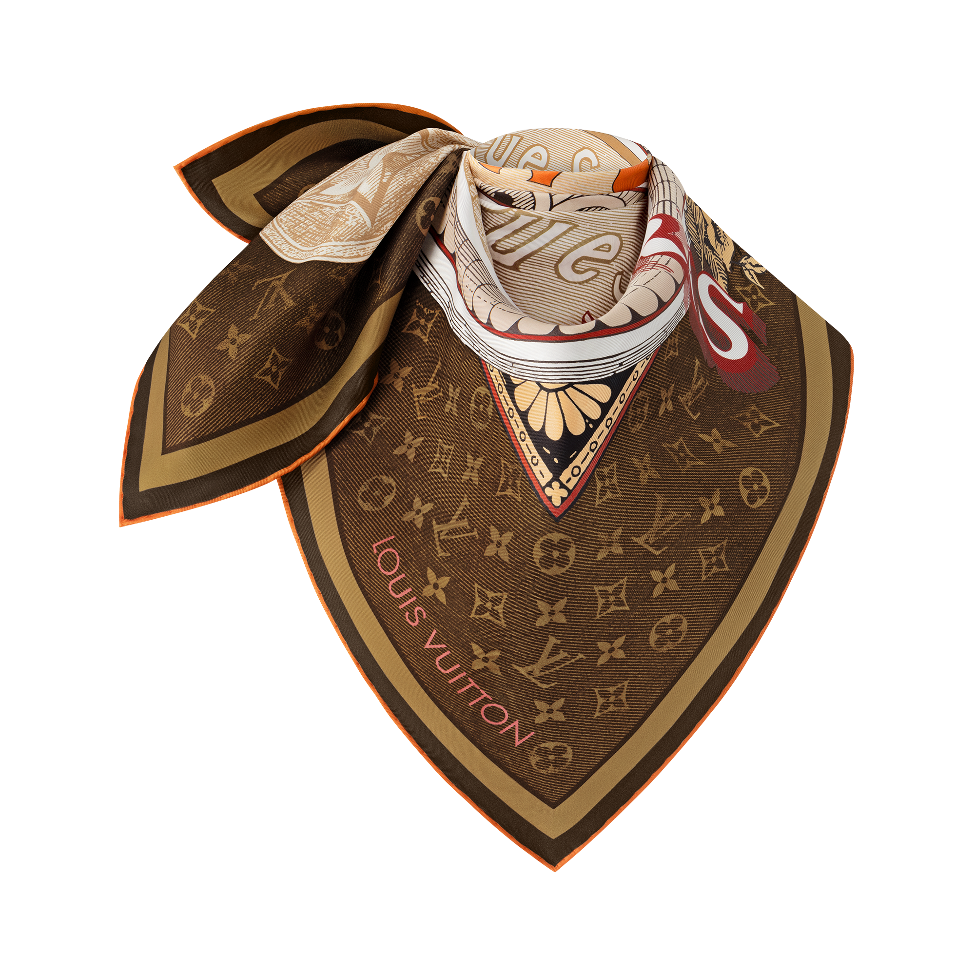 ผ้า Square รุ่น Malles Merveilleuses 90 . in ผู้หญิง