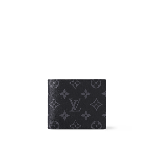 กระเป๋าสตางค์รุ่น Marco Monogram Eclipse in ผู้ชาย's กระเป๋าสตางค์และผลิตภัณฑ์เครื่องหนังขนาดเล็ก กระเป๋าสตางค์สำหรับผู้ชาย collections by Louis Vuitton (การย่อ/ขยายผลิตภัณฑ์)