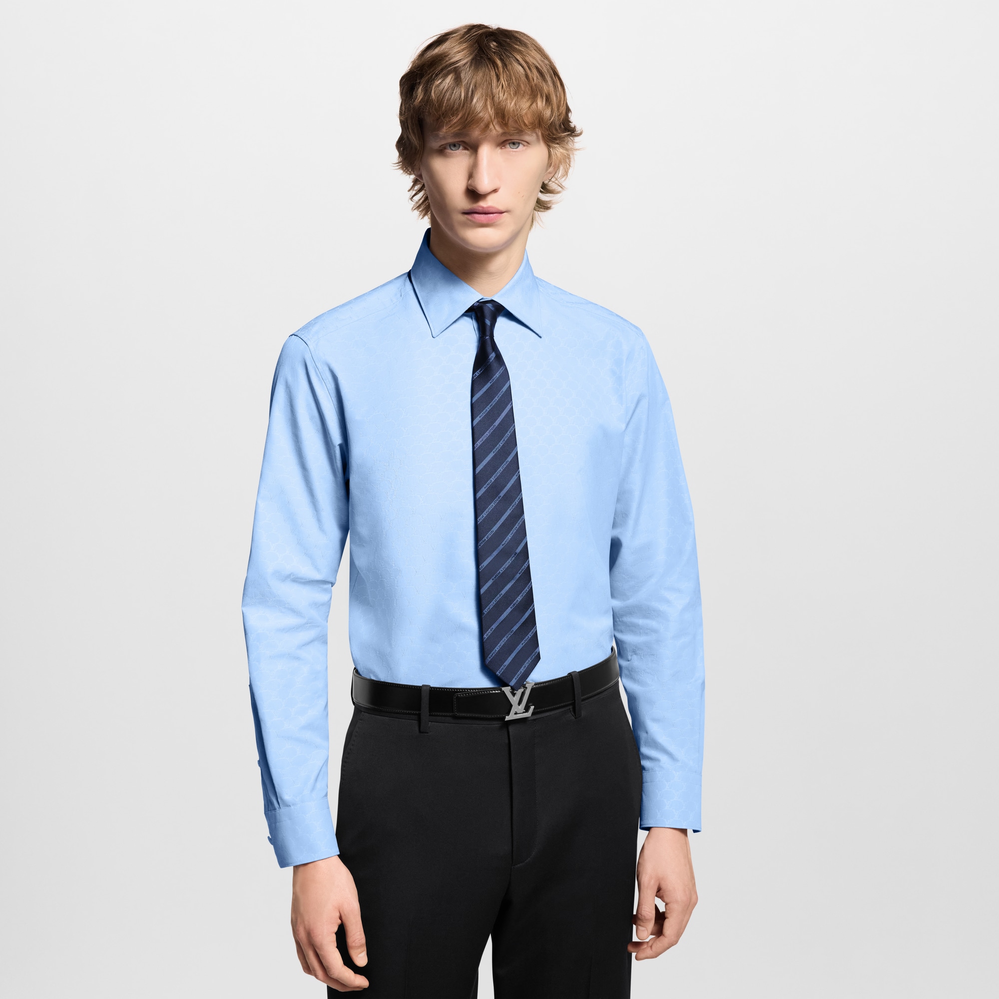 เนคไทรุ่น Marque L.Vuitton Deposée Stripes . in ผู้ชาย