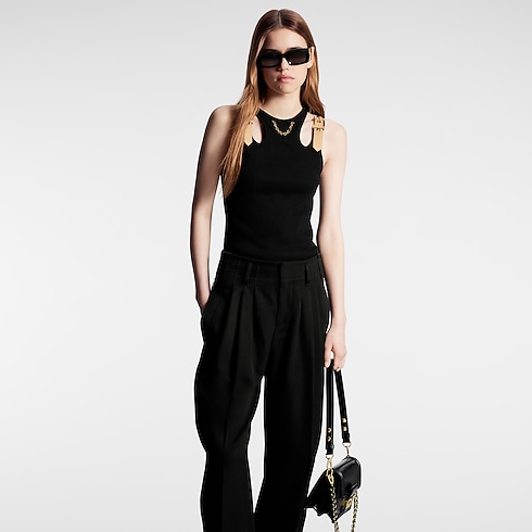 กางเกงเทเลอร์สไตล์มัสคิวลีน in ผู้หญิง's เสื้อผ้า กางเกงสำหรับผู้หญิง collections by Louis Vuitton (การย่อ/ขยายผลิตภัณฑ์)