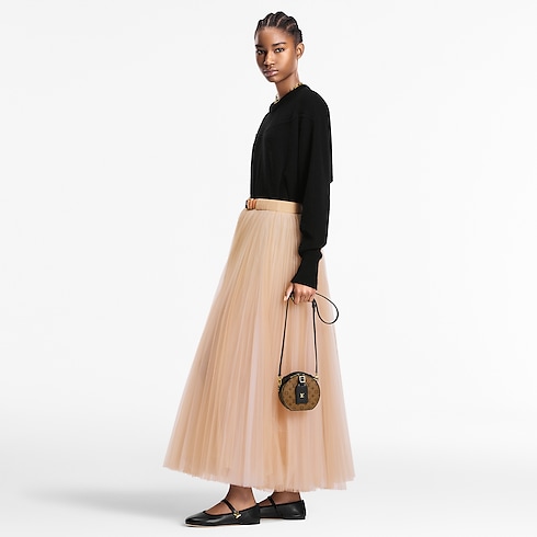 กระเป๋ารุ่น Mini Boîte Chapeau Monogram Reverse แคนวาส in ผู้หญิง's กระเป๋าสตางค์และผลิตภัณฑ์เครื่องหนังขนาดเล็ก กระเป๋าสตางค์สะพายข้างสำหรับผู้หญิง collections by Louis Vuitton (การย่อ/ขยายผลิตภัณฑ์)