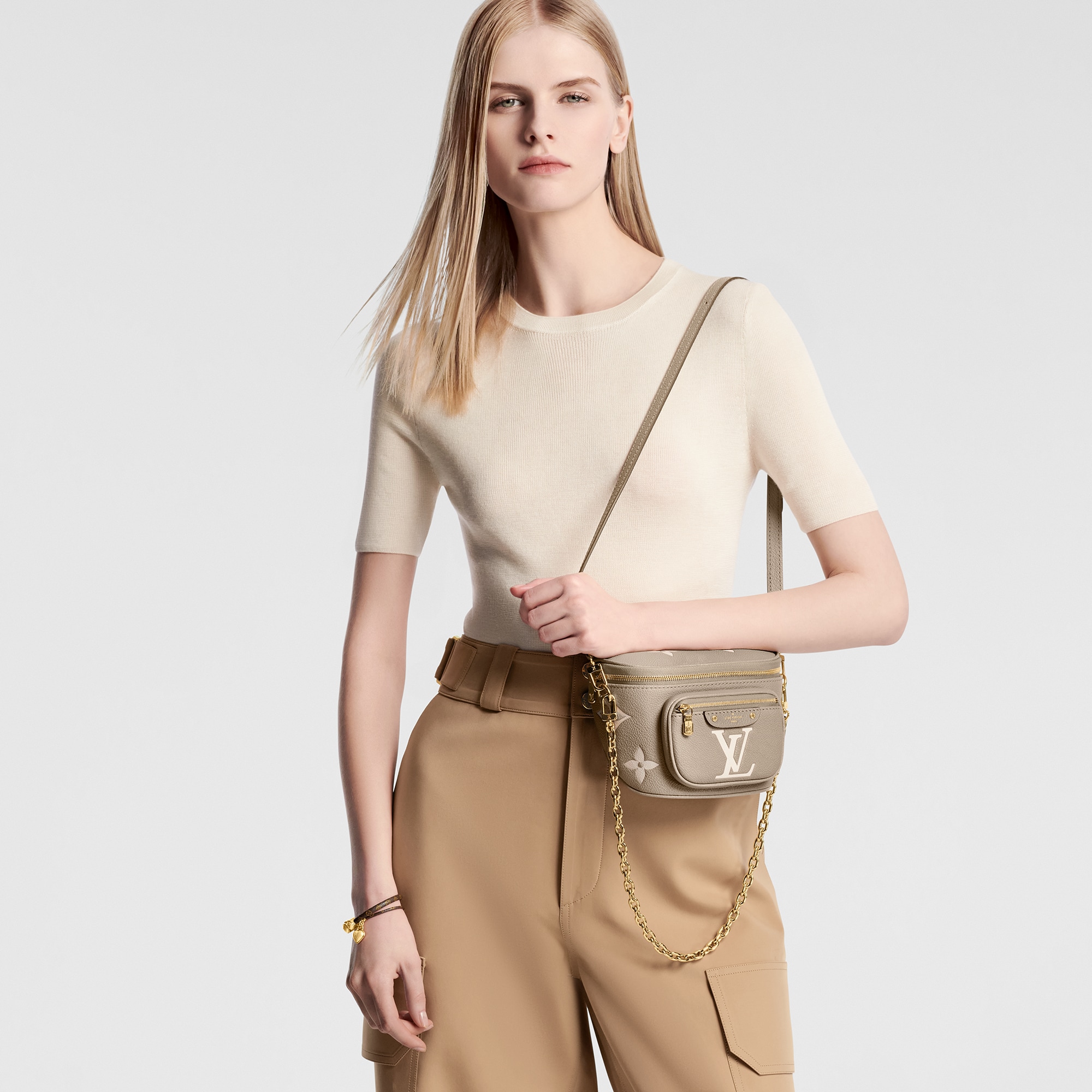 กระเป๋ารุ่น Mini Bumbag Bicolor Monogram Empreinte in ผู้หญิง