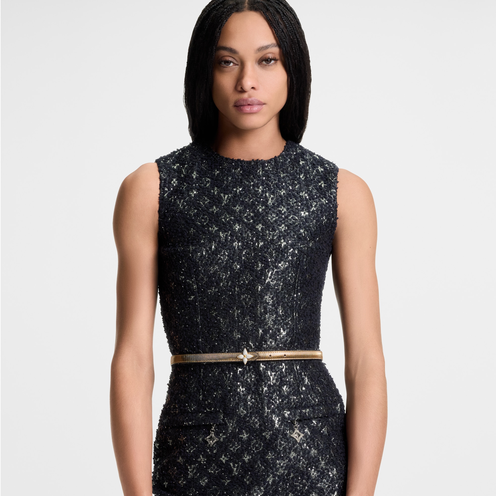 เข็มขัดรุ่น Mini Flowergram ขนาด 15 มม. ใส่ได้ทั้งสองด้าน  in ผู้หญิง