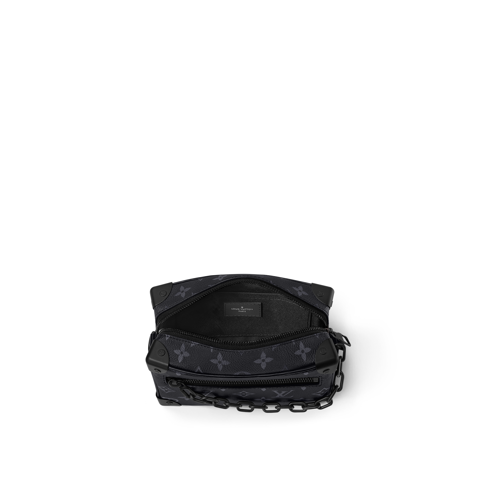 กระเป๋ารุ่น Mini Soft Trunk  Monogram Eclipse in ผู้ชาย