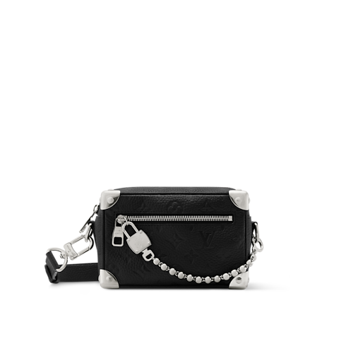 กระเป๋ารุ่น Mini Soft Trunk Taurillon Monogram in กระเป๋าและผลิตภัณฑ์เครื่องหนังขนาดเล็ก's สำหรับผู้ชาย ไอคอนิก collections by Louis Vuitton (การย่อ/ขยายผลิตภัณฑ์)