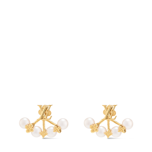 ต่างหู Minigram Pearls . in ผู้หญิง's แฟชั่นจิวเวลรี่ เครื่องประดับสำหรับผู้หญิง collections by Louis Vuitton (การย่อ/ขยายผลิตภัณฑ์)
