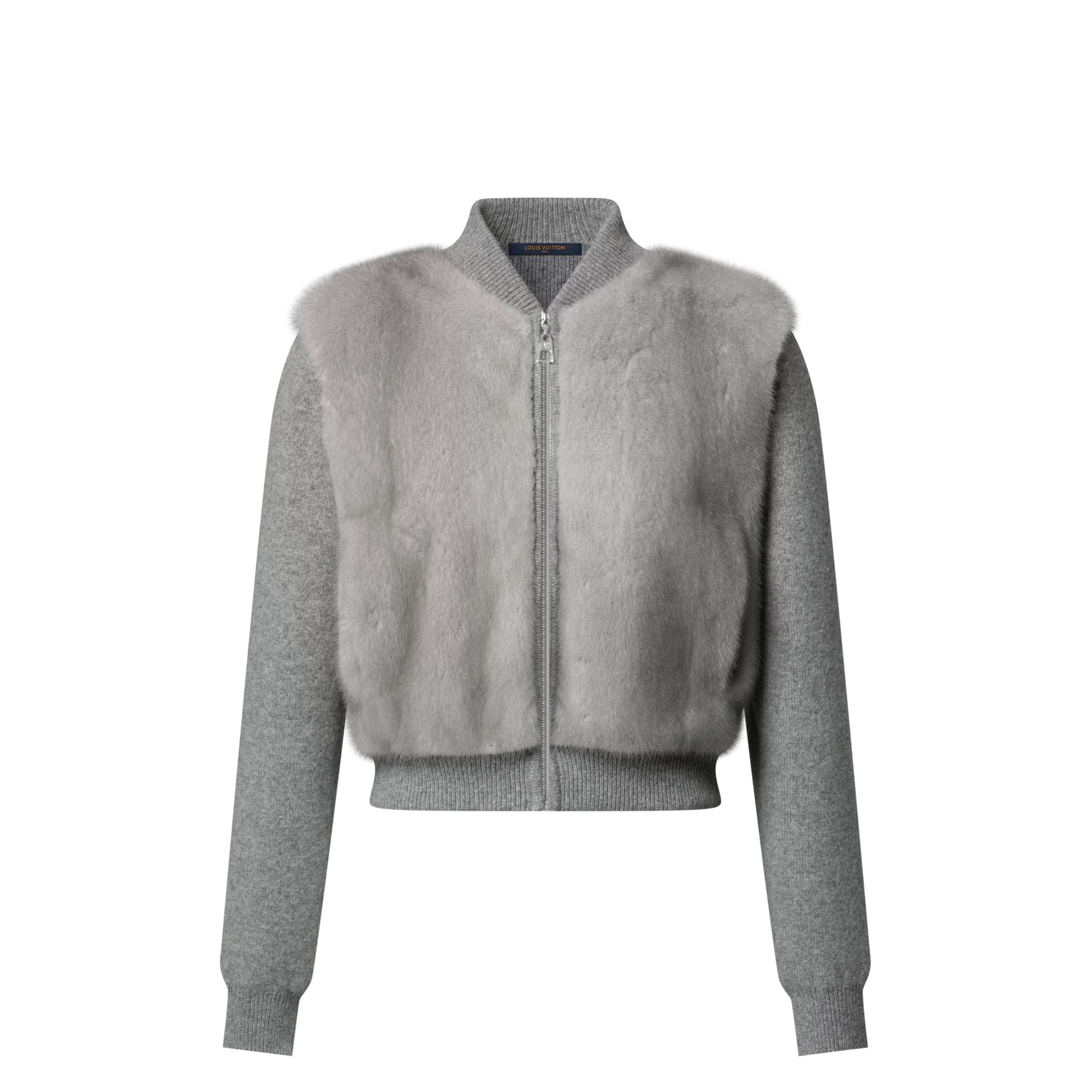 Mink Bomber Jacket W/ Knit  in ผู้หญิง