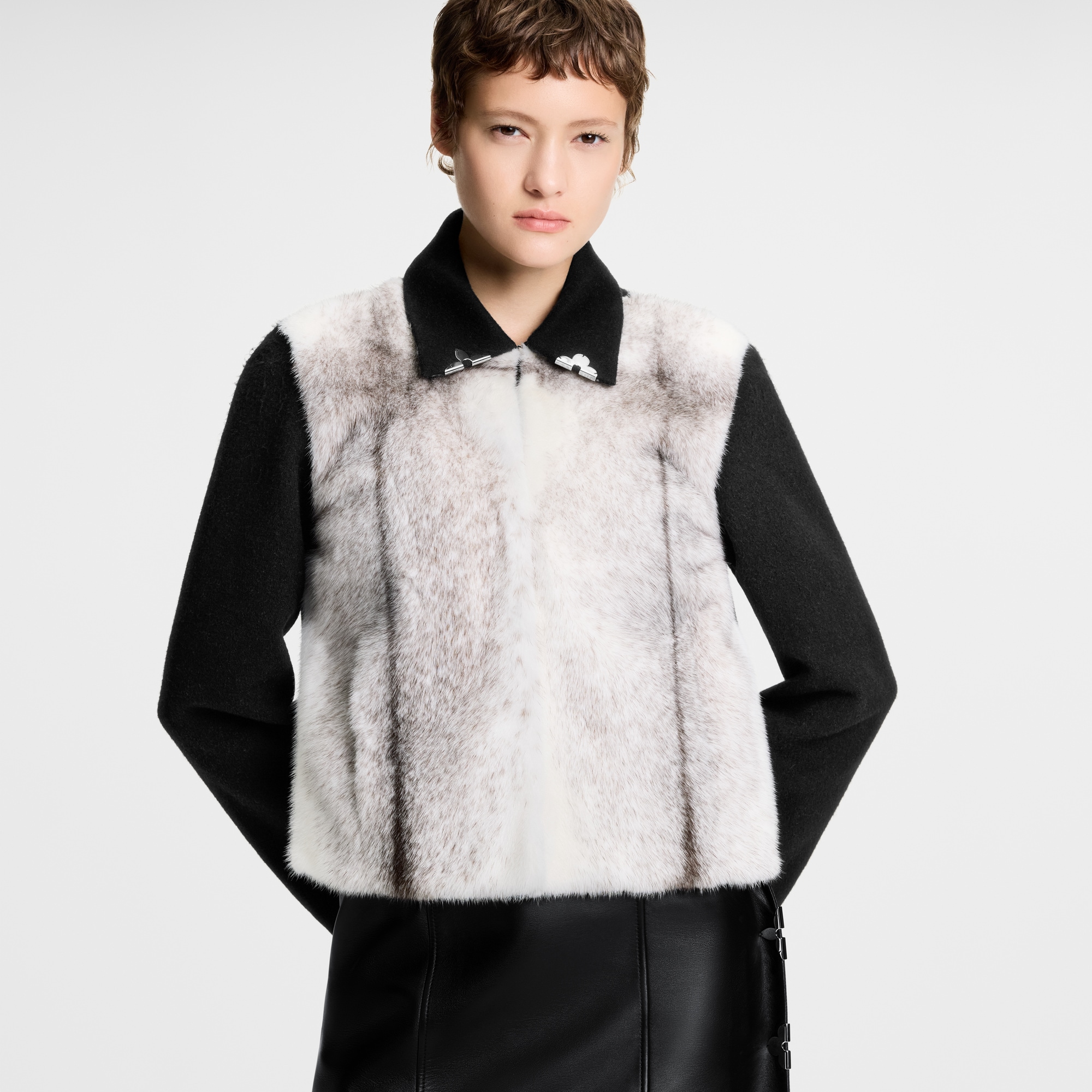 Mink Jacket Cachemire Mix Cachemire  in ผู้หญิง